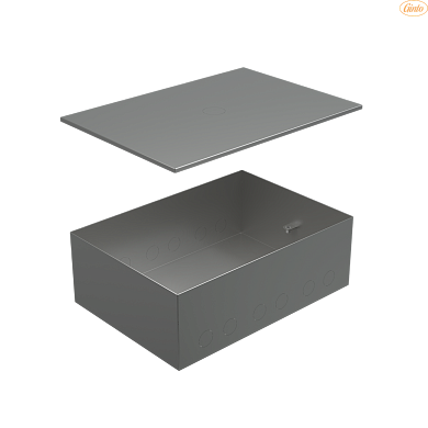BOX/4 Металлическая коробка с крышкой для заливки в пол для люков 70040
