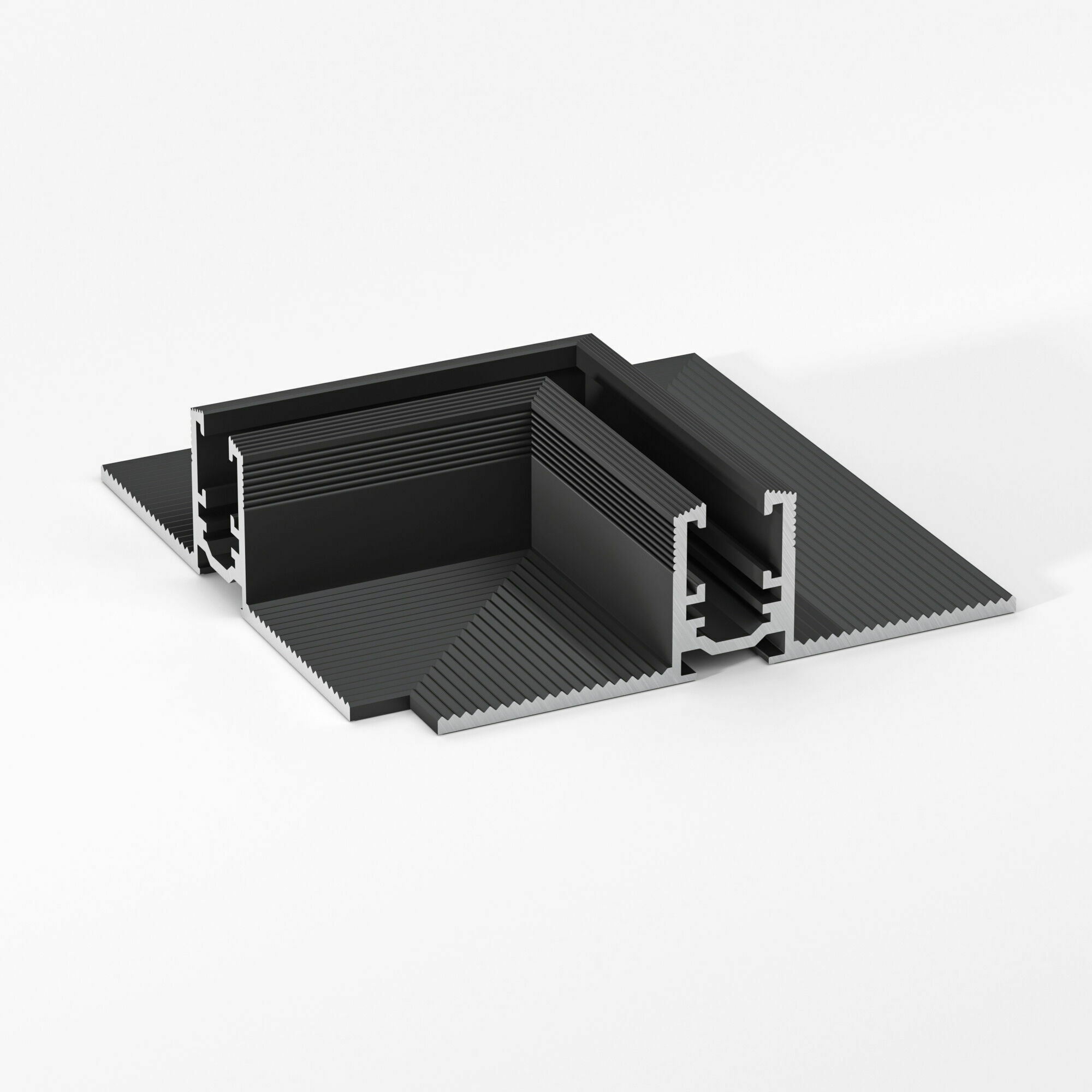 Изображение товара Коннектор угловой для встраиваемого шинопровода чёрный 85177/00 Mini Magnetic Elektrostandard