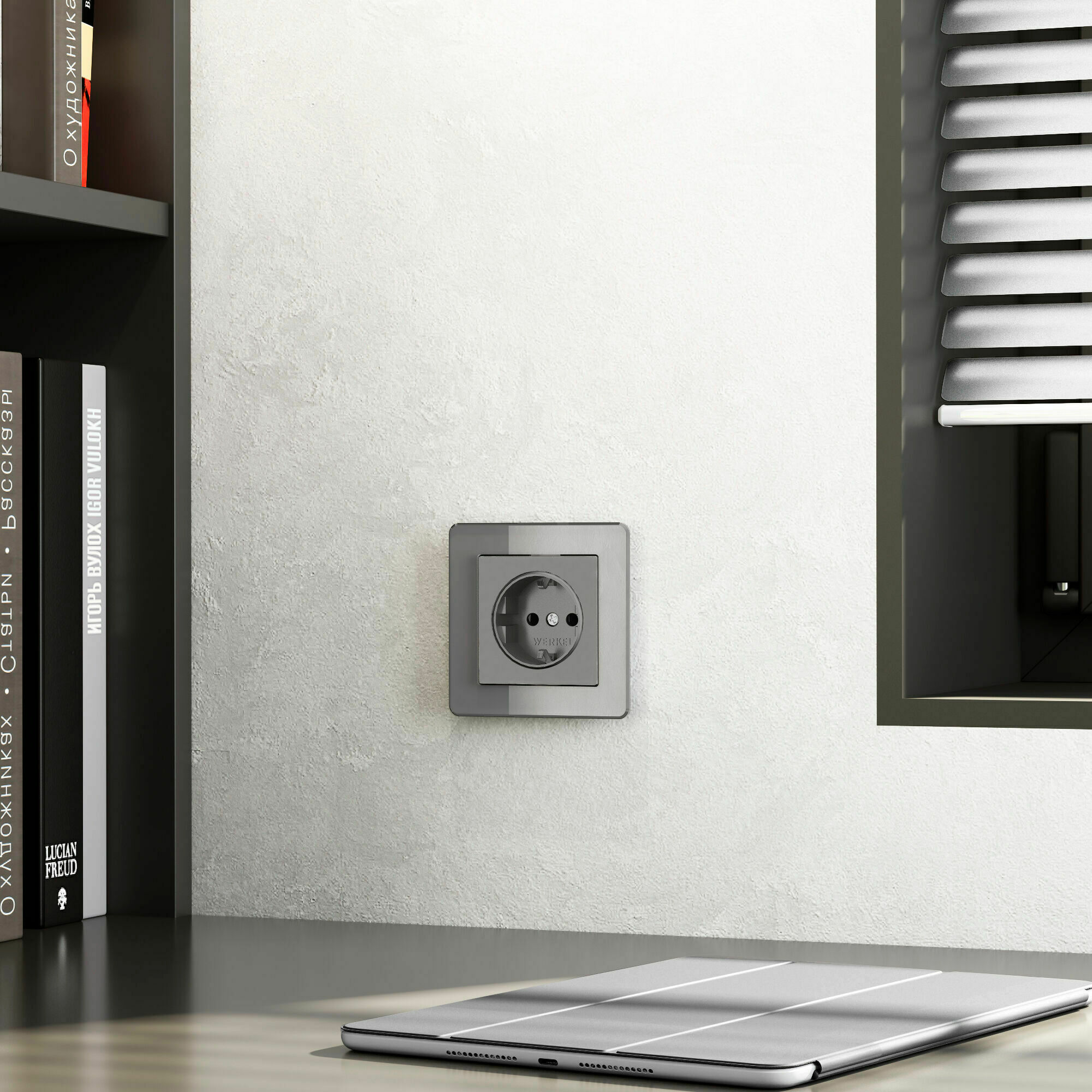 Изображение товара Рамка на 1 пост Acrylic графит W0012704 Werkel