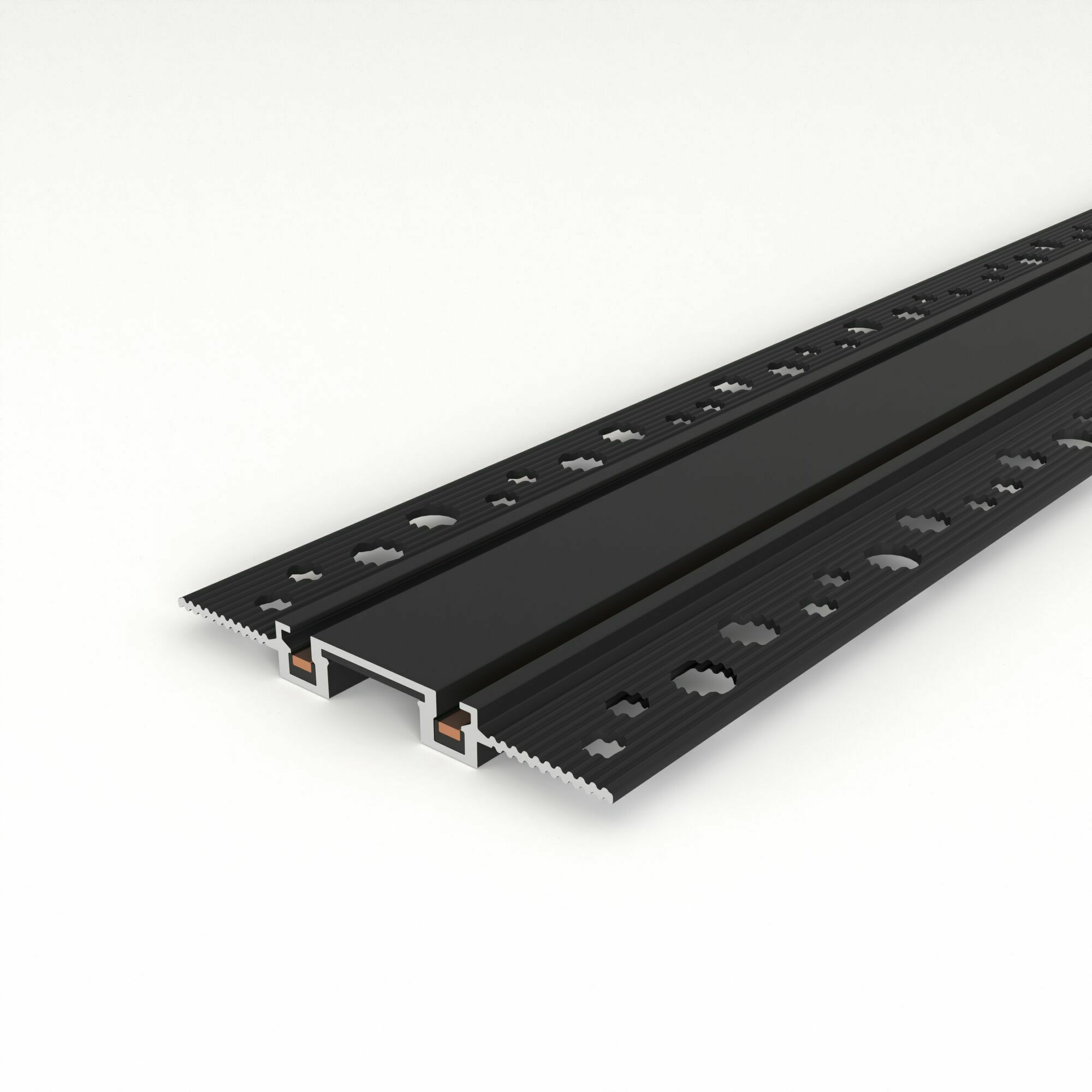 Изображение товара Шинопровод встраиваемый чёрный 2м 85130/00 Flat Magnetic Elektrostandard