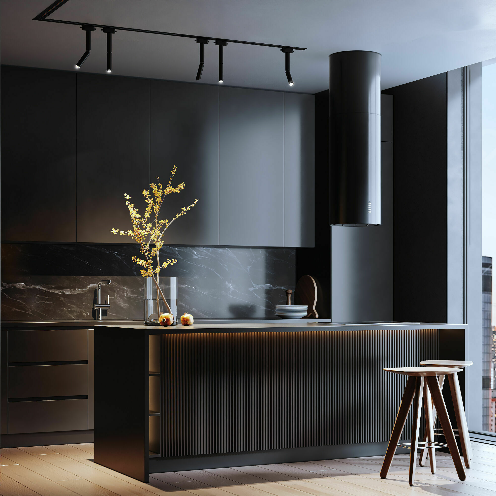 Изображение товара Трековый поворотный светильник 6W 4000K Pika чёрный 85112/01 Basic System Elektrostandard