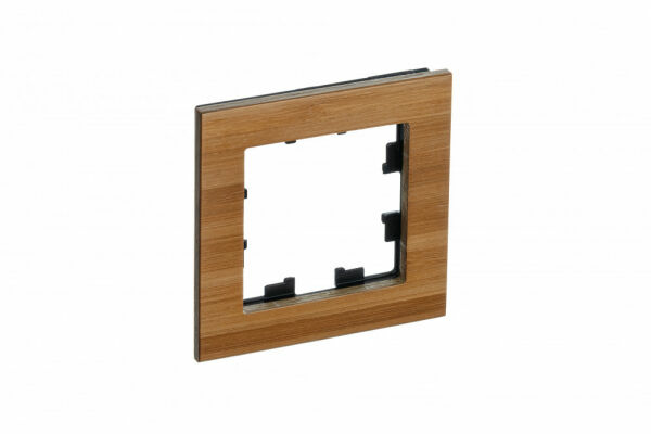 Изображение товара Рамка 1 пост, Дерево бамбук ,ATN353201 Atlas Design Nature Schneider electric