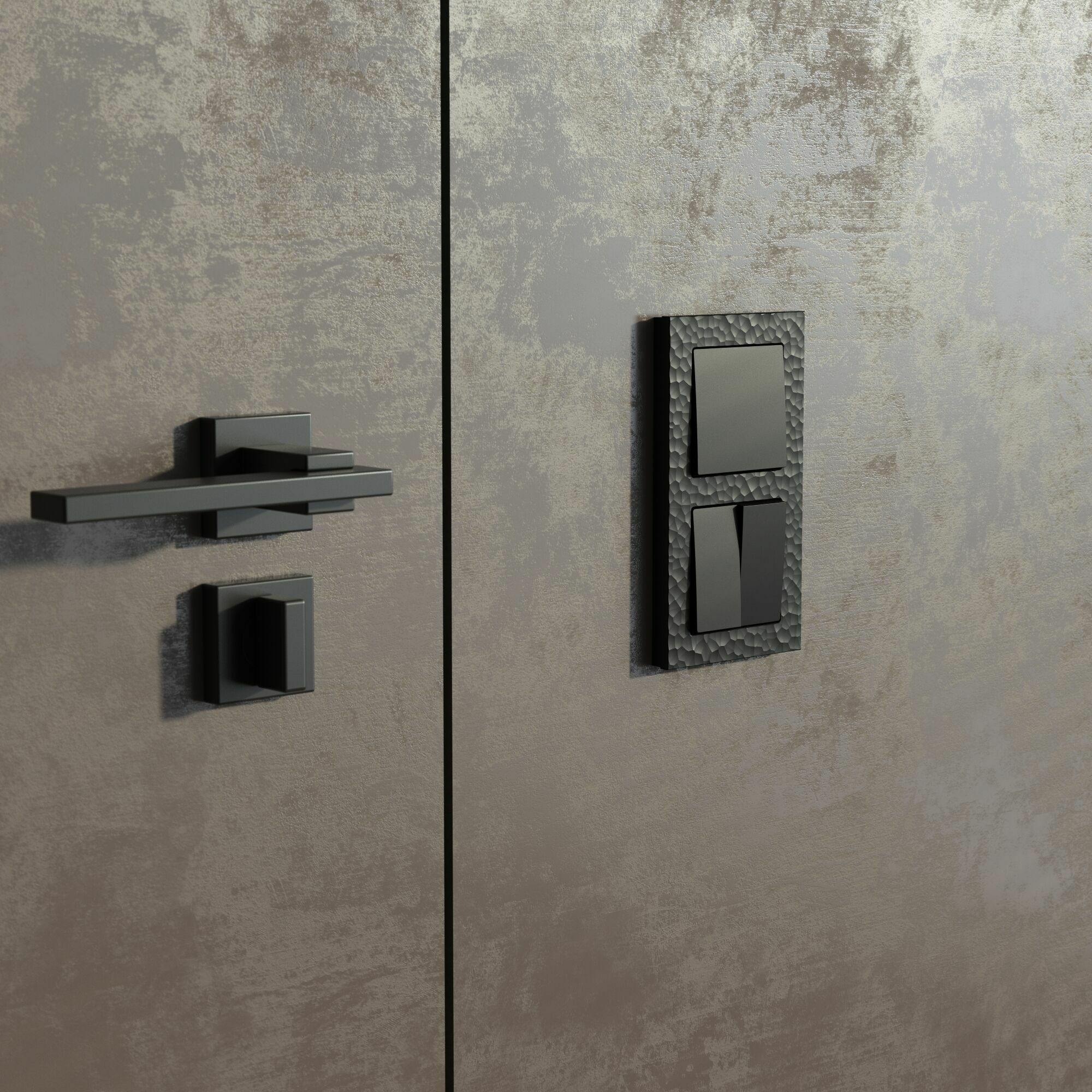 Изображение товара Рамка на 2 поста Hammer (чёрный) W0022408 Werkel