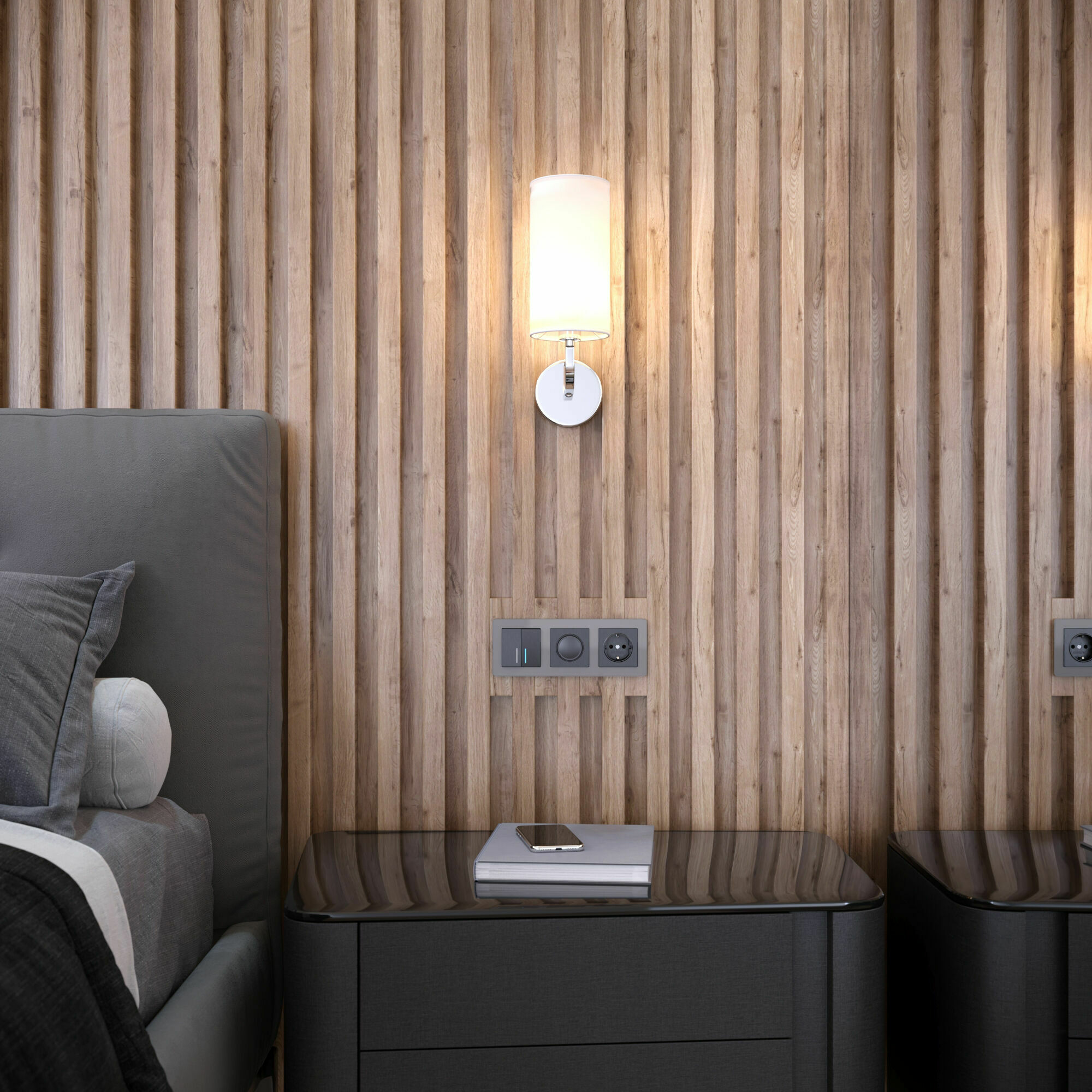 Изображение товара Рамка на 3 поста Acrylic графит W0032704 Werkel