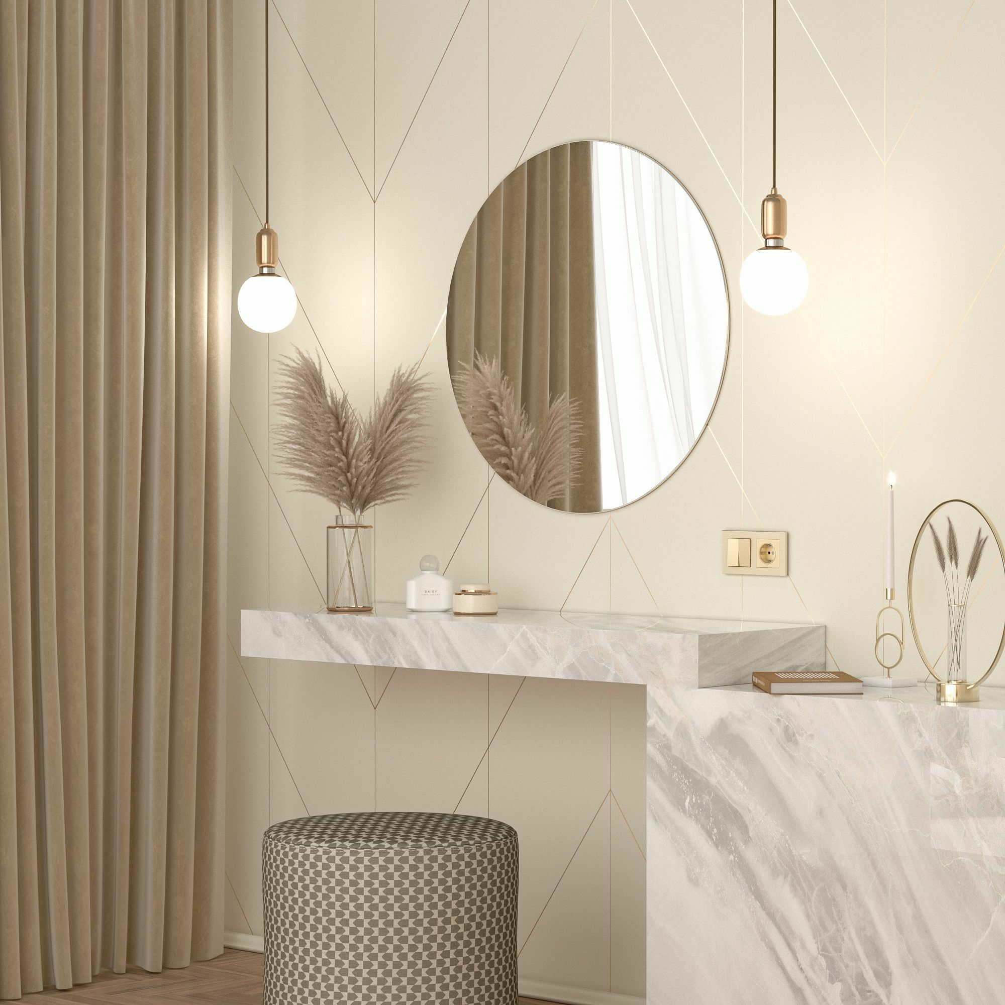 Изображение товара Выключатель  двухклавишный (шампань) W1120011 Werkel