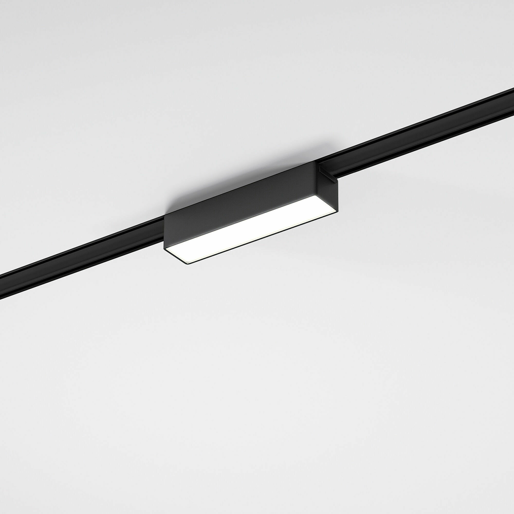 Изображение товара Трековый светильник 5W 4000K Vision чёрный 85087/01 Flat Magnetic Elektrostandard