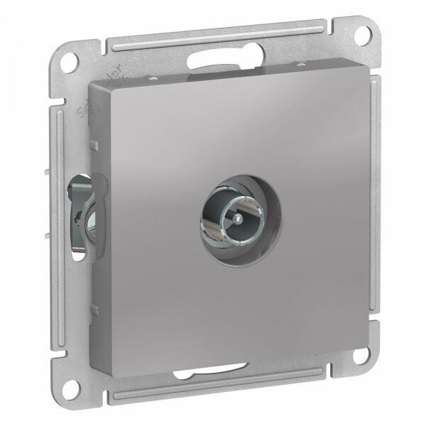 Изображение товара Розетка TV оконечная 1DB, механизм,  Алюминий, ATN000391 Atlas Design Schneider electric