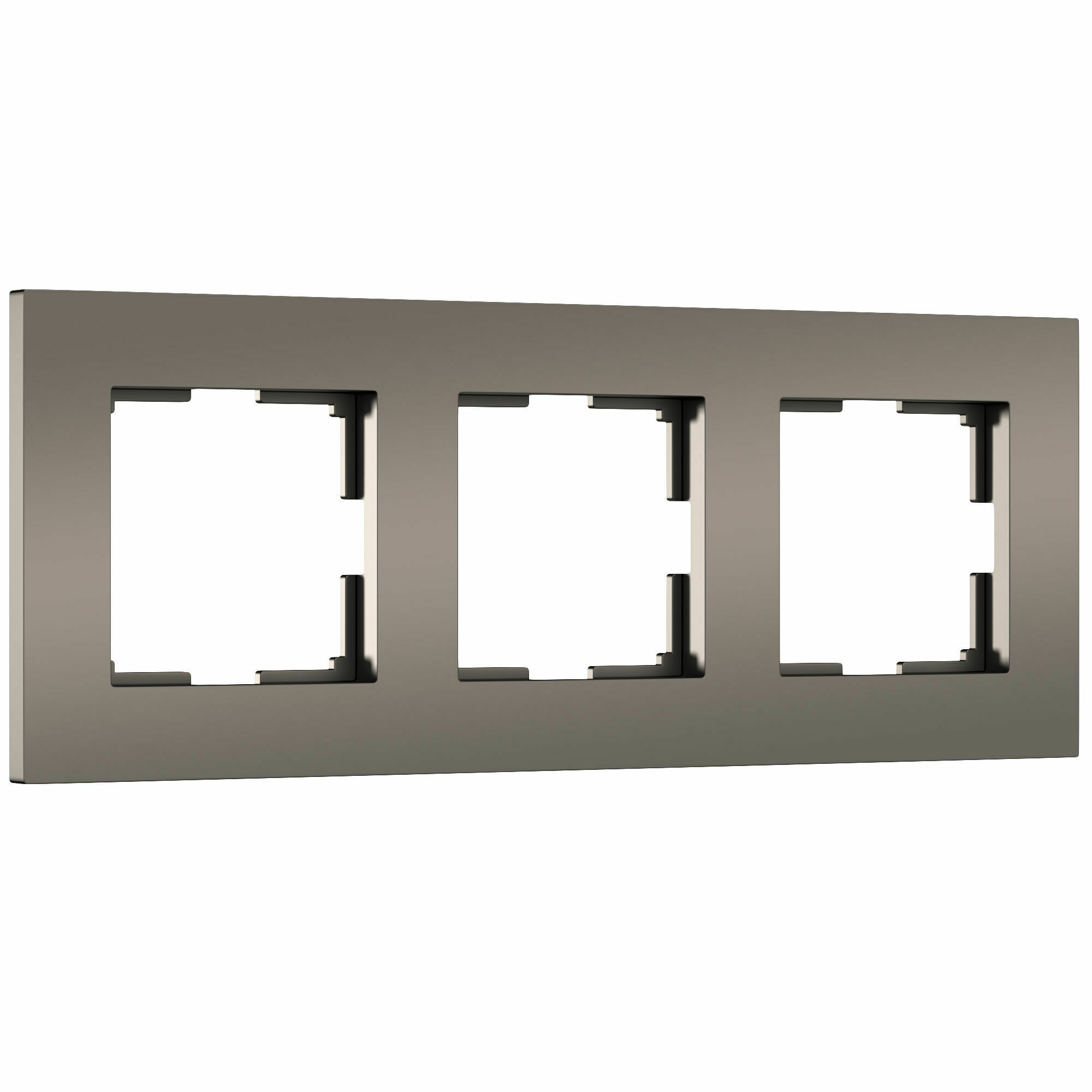 Изображение товара Рамка на 3 поста Slab (бронза софт) W0032963 Werkel