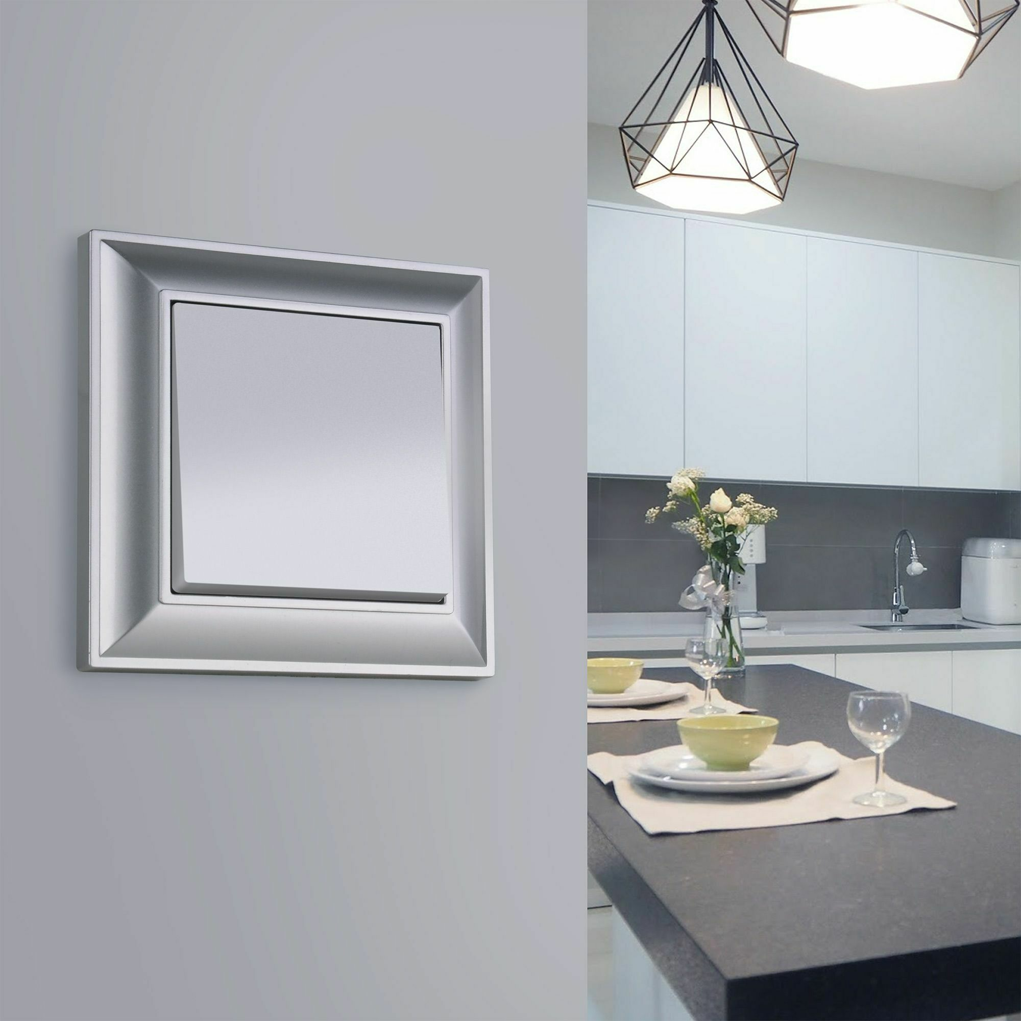 Изображение товара Рамка на 1 пост (серебряный) W0012206 Werkel