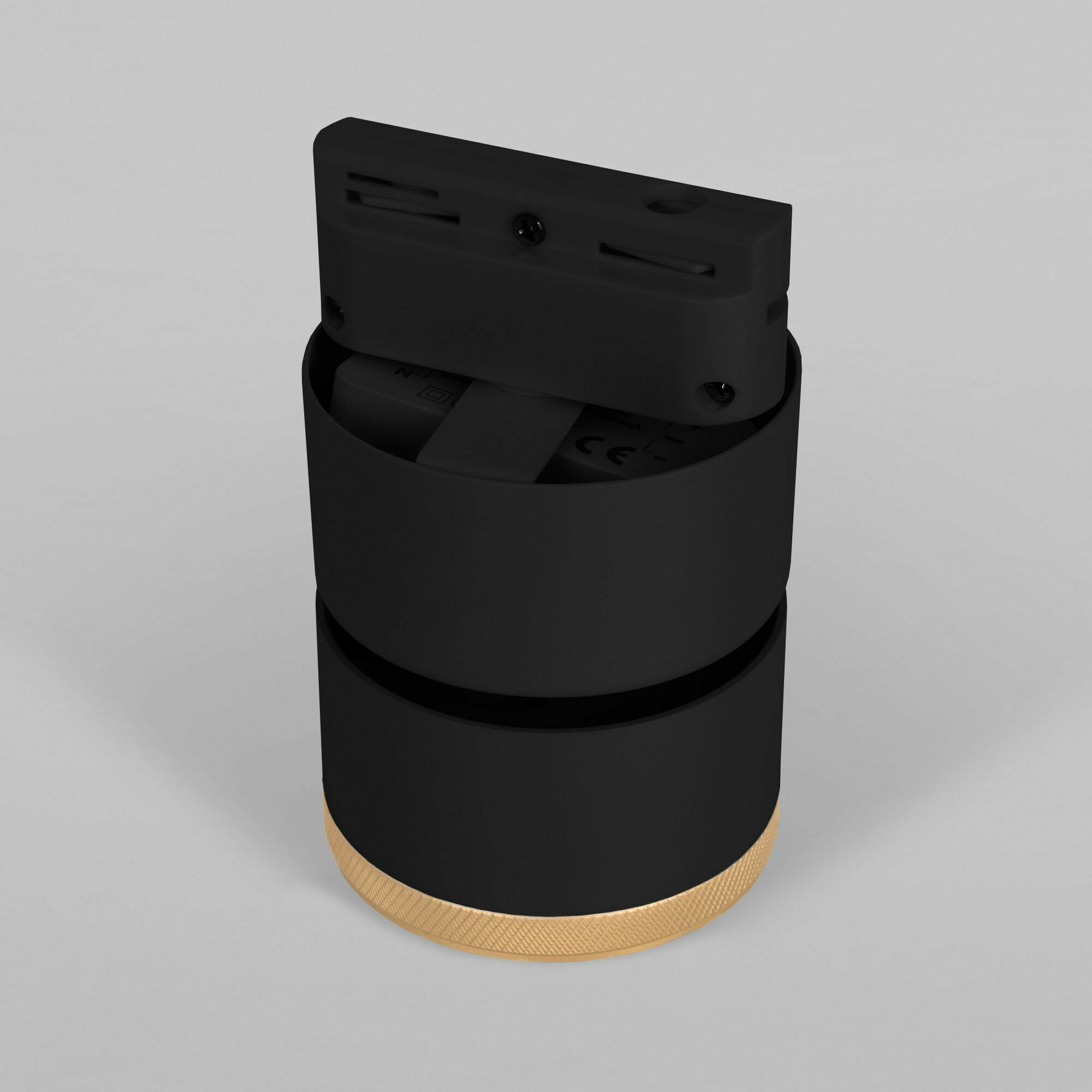 Изображение товара Трековый поворотный светильник 10W 4200K Impact чёрный матовый/золото 85514/01 Basic System Elektrostandard