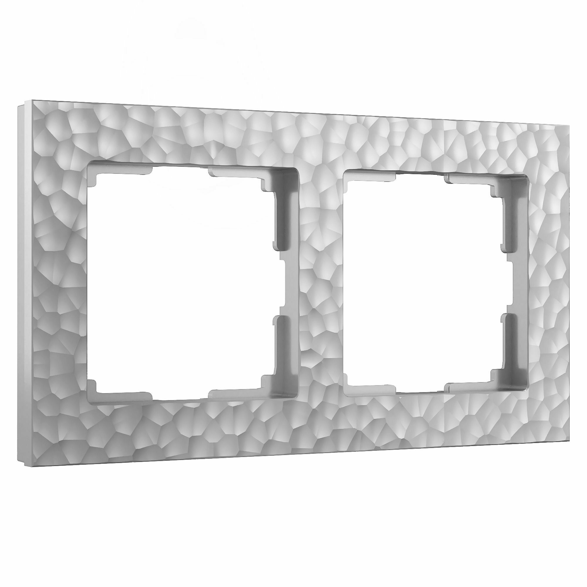 Изображение товара Рамка на 2 поста Hammer (серебряный) W0022406 Werkel