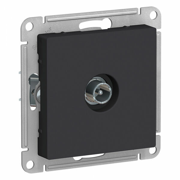 Изображение товара Розетка TV оконечная 1DB, механизм, Карбон, ATN001091 Atlas Design Schneider electric