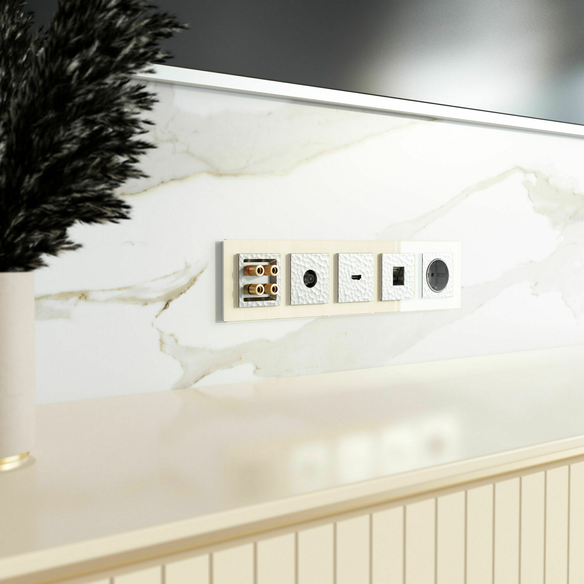 Изображение товара Накладка для RJ-11 (hammer серебряный) W1292006 Werkel