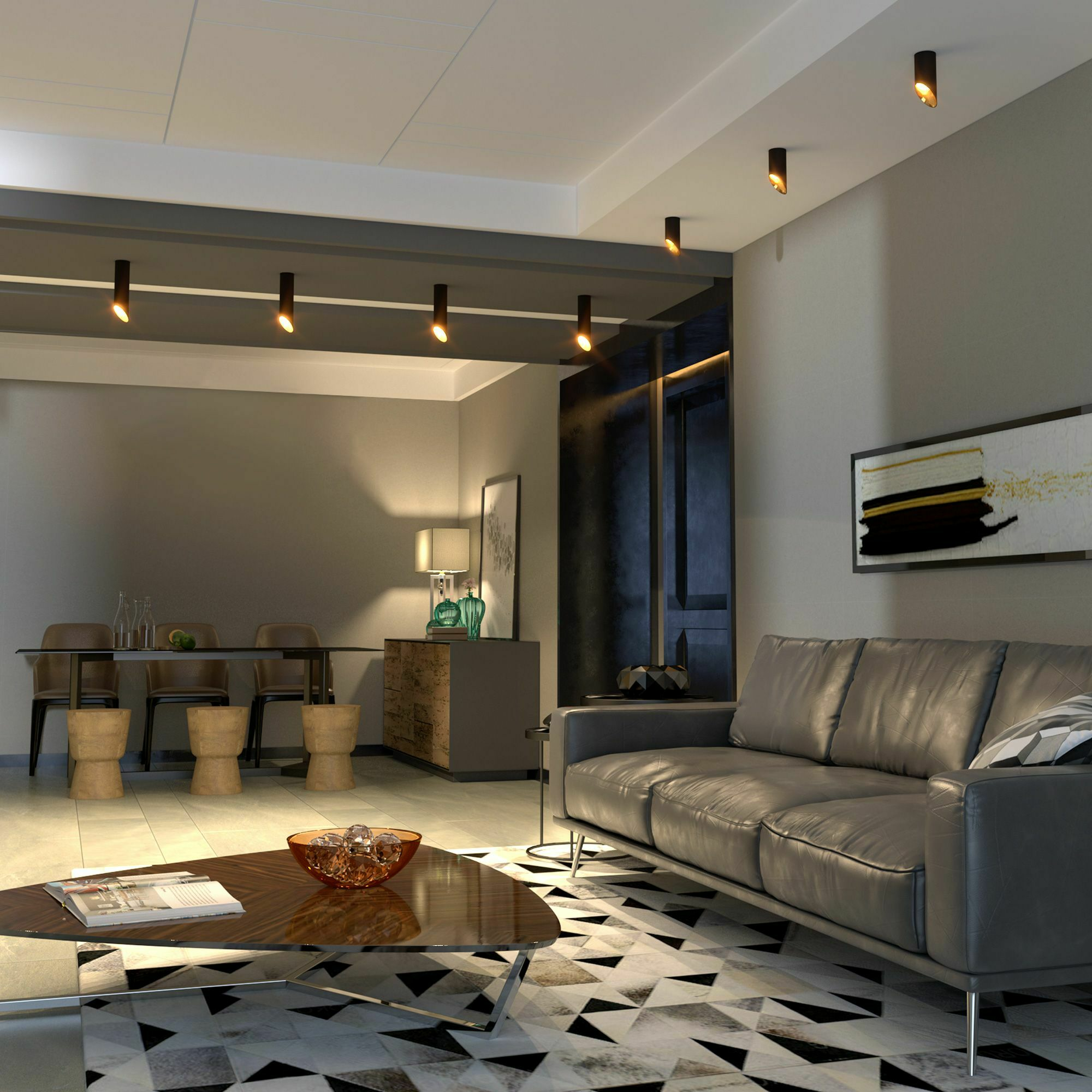 Изображение товара Накладной акцентный светильник DLN114 GU10 чёрный/золото Elektrostandard