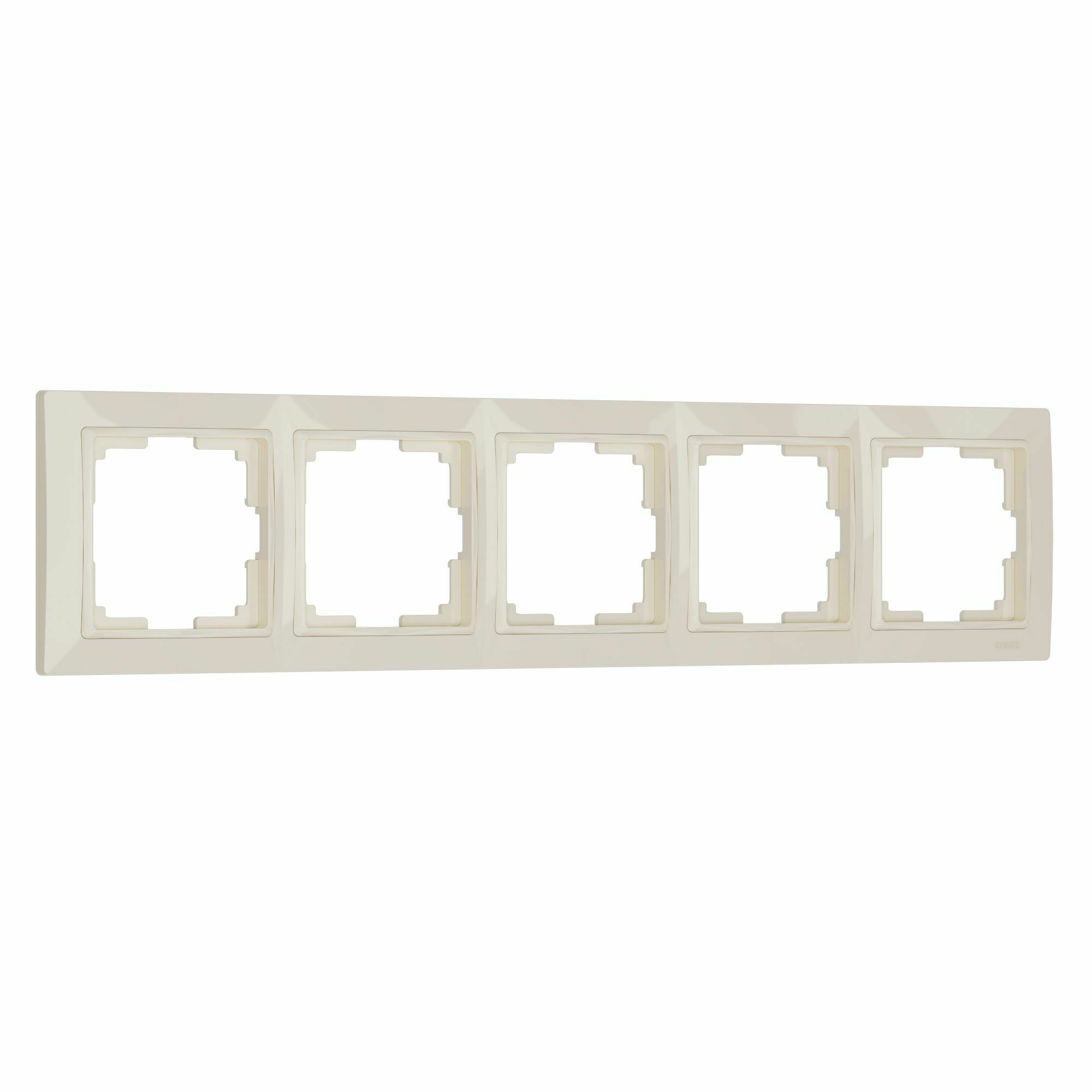 Изображение товара W0052003/ Рамка на 5 постов Snabb basic (слоновая кость) Werkel