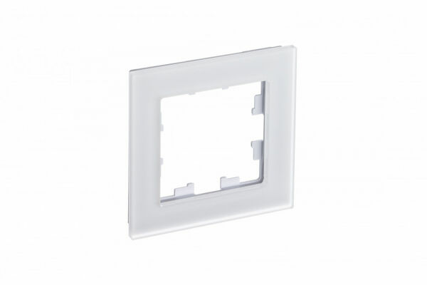 Изображение товара Рамка 1 пост Nature Матовое стекло, Белый, ATN330101 Atlas Design Nature Schneider electric