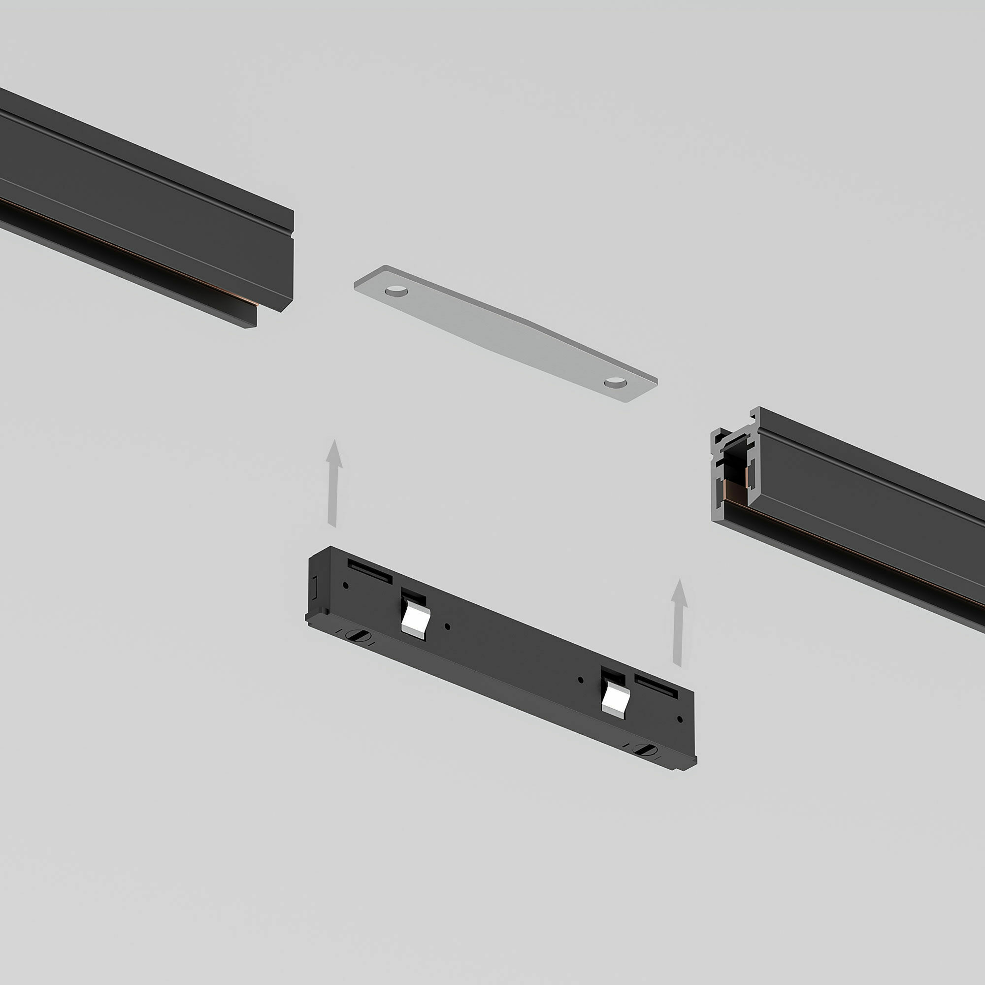 Изображение товара Прямой коннектор чёрный 95131/00 Mini Magnetic Elektrostandard