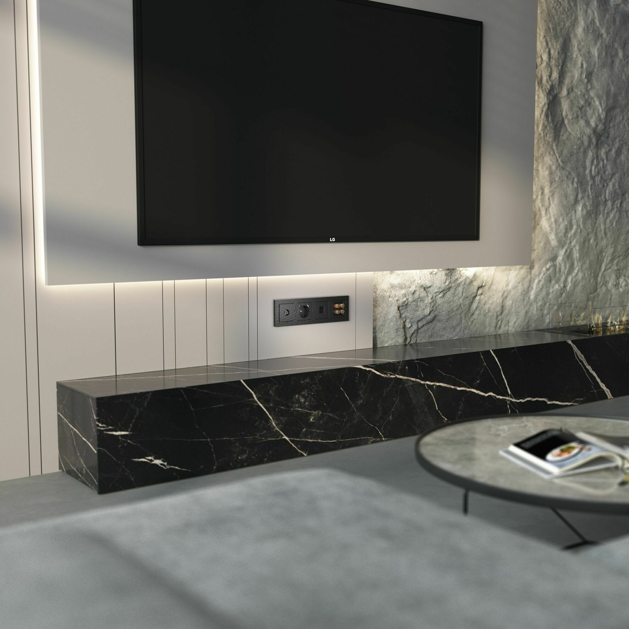 Изображение товара W0042408/ Рамка на 4 поста Hammer (чёрный) Werkel