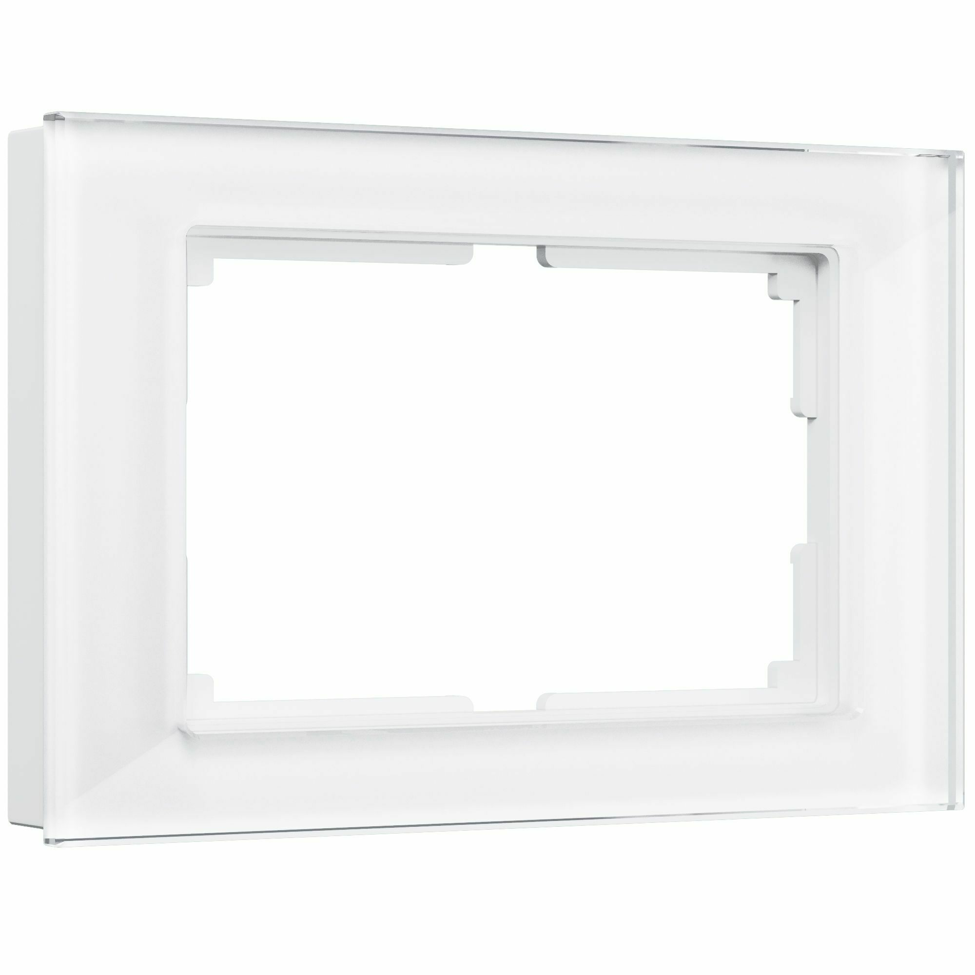 Изображение товара Рамка для двойной розетки Favorit (белый,стекло) W0081101 Werkel