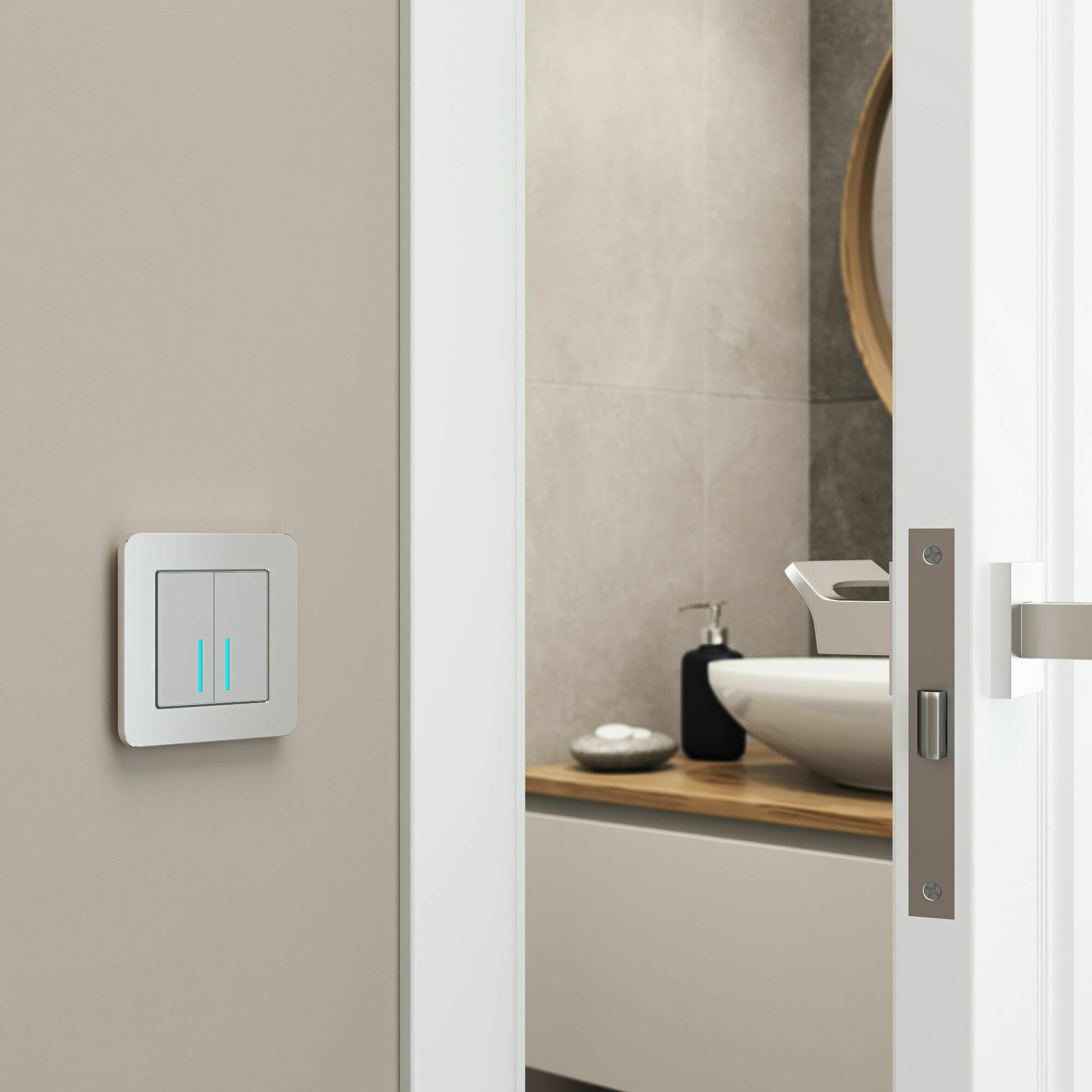 Изображение товара Рамка на 1 пост Platinum алюминий W0012606 Werkel