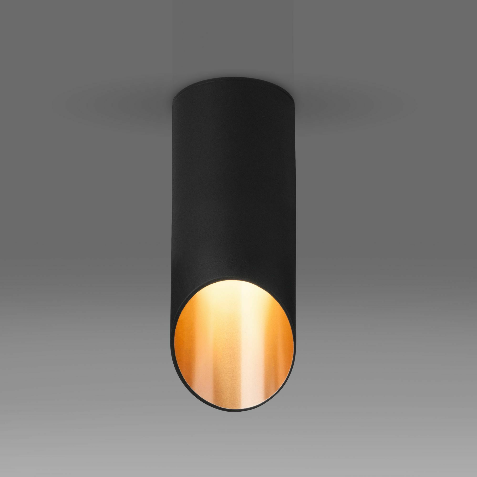 Изображение товара Накладной акцентный светильник DLN114 GU10 чёрный/золото Elektrostandard