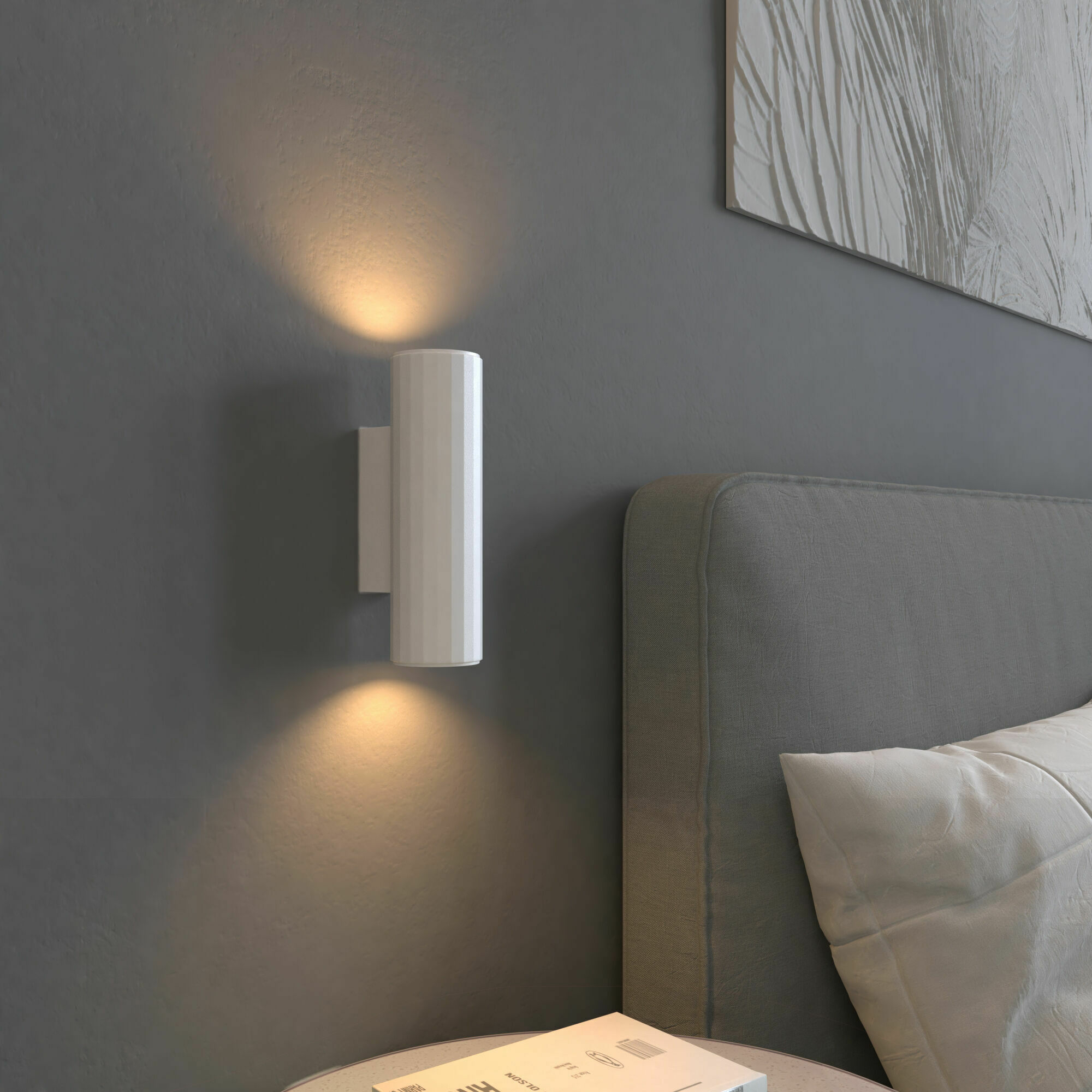 Изображение товара Светильник настенный Ribs MRL 1017 белый Elektrostandard