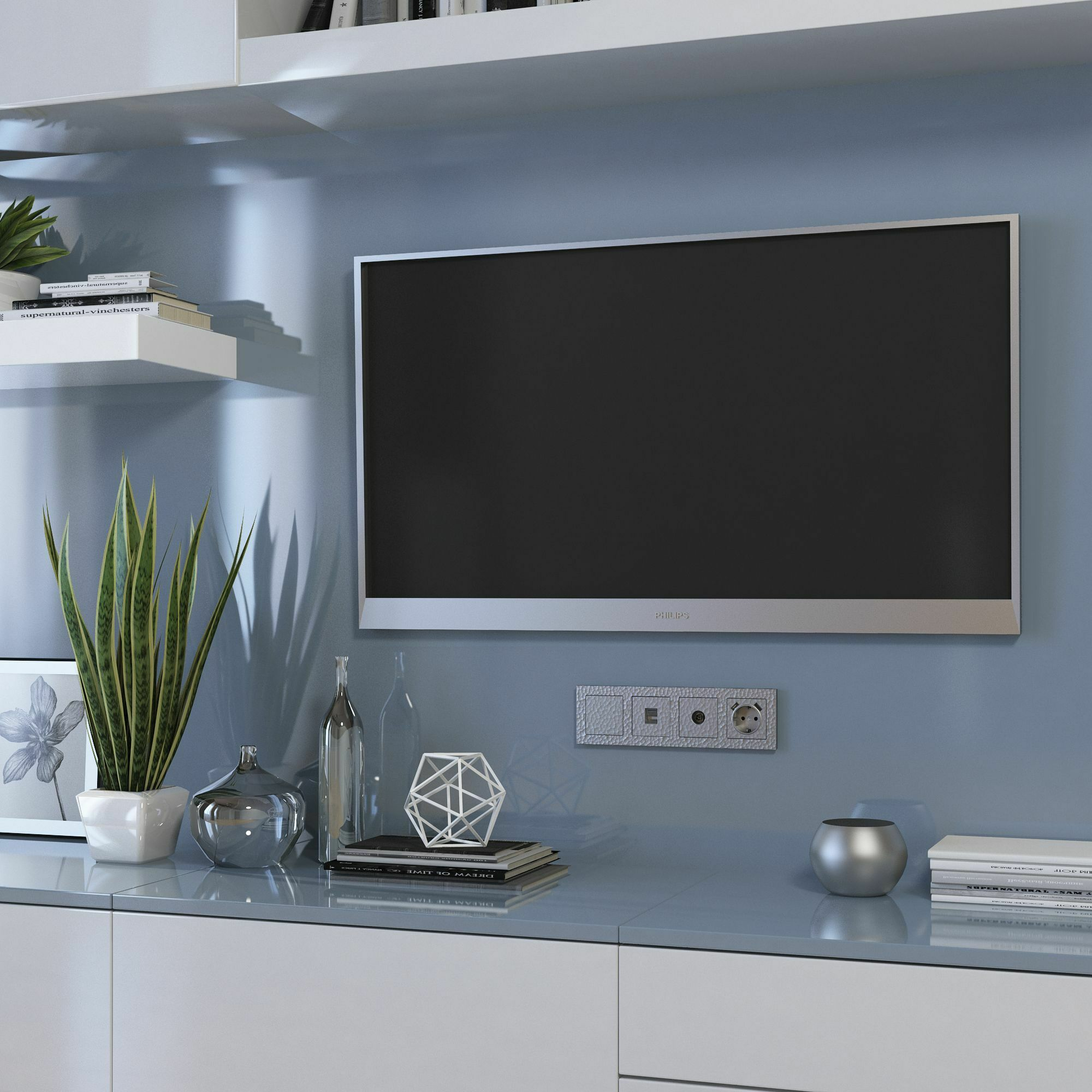 Изображение товара Накладка для RJ-11 (hammer серебряный) W1292006 Werkel