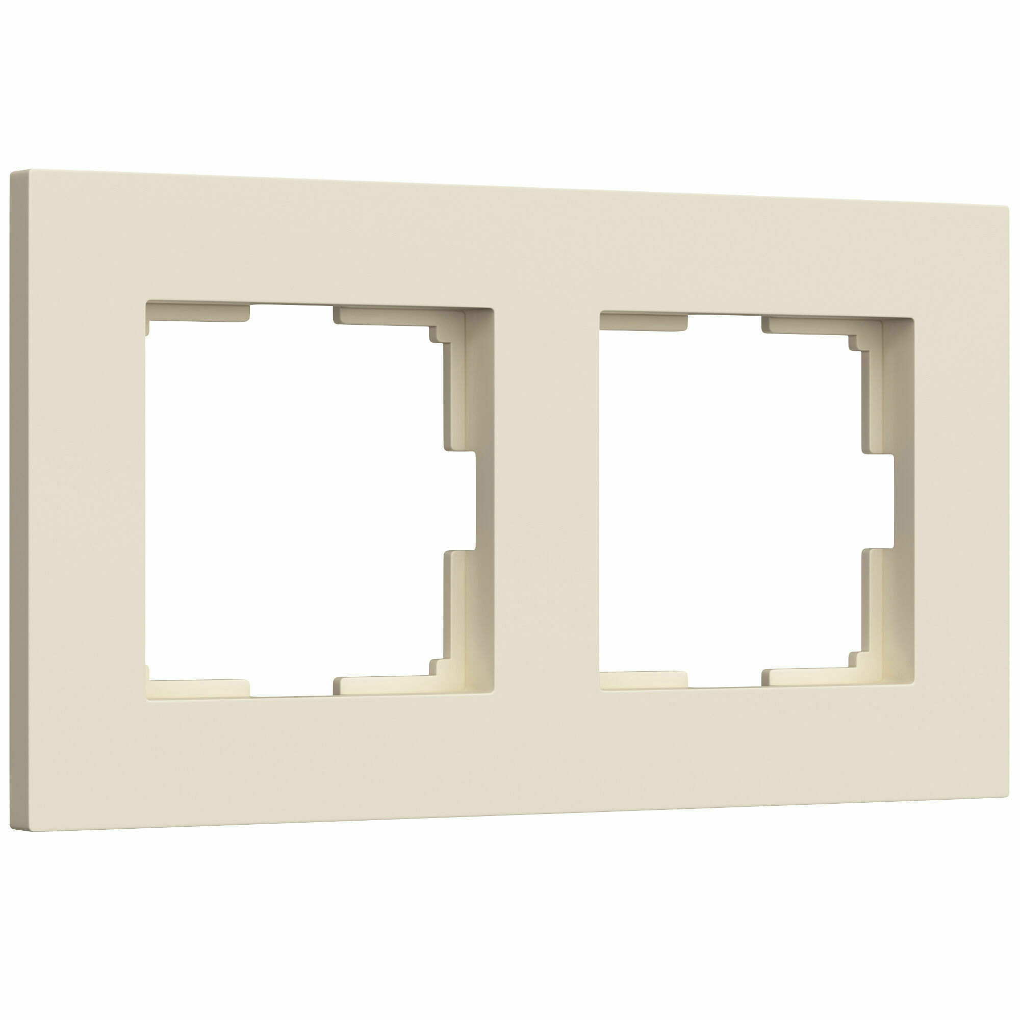 Изображение товара Рамка на 2 поста Slab (айвори софт) W0022962 Werkel
