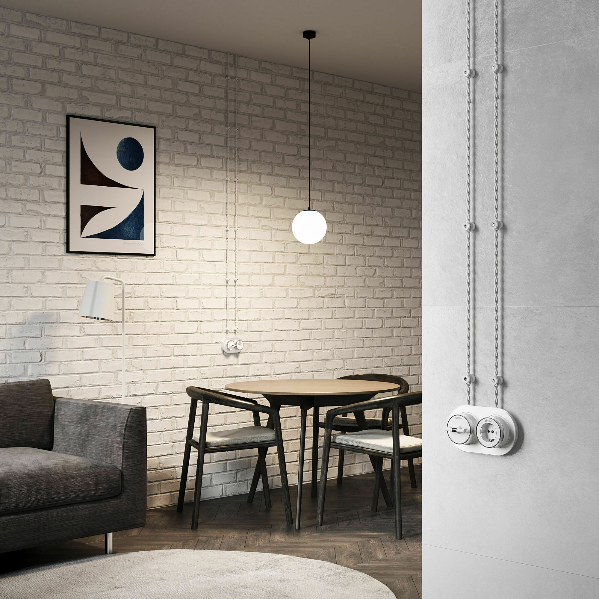 Изображение товара Изоляторы 100 шт (белый матовый) W6433401 Vintage Werkel