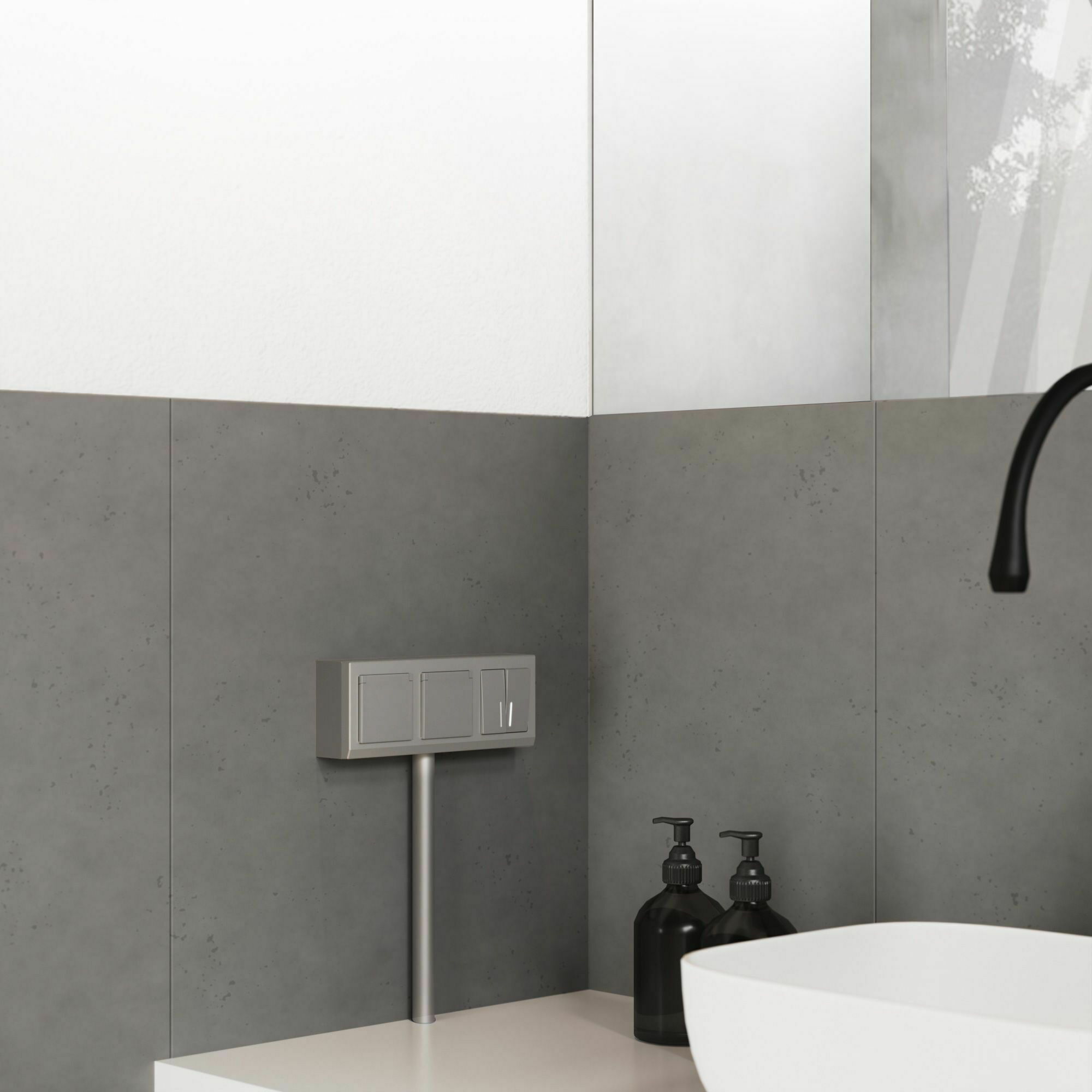 Изображение товара Коробка для накладного монтажа (серебряный) W8000006 Werkel