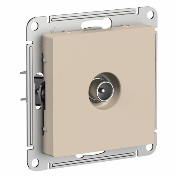 Изображение товара Розетка TV коннектор, механизм, Песочный, ATN001293 Atlas Design Nature Schneider electric