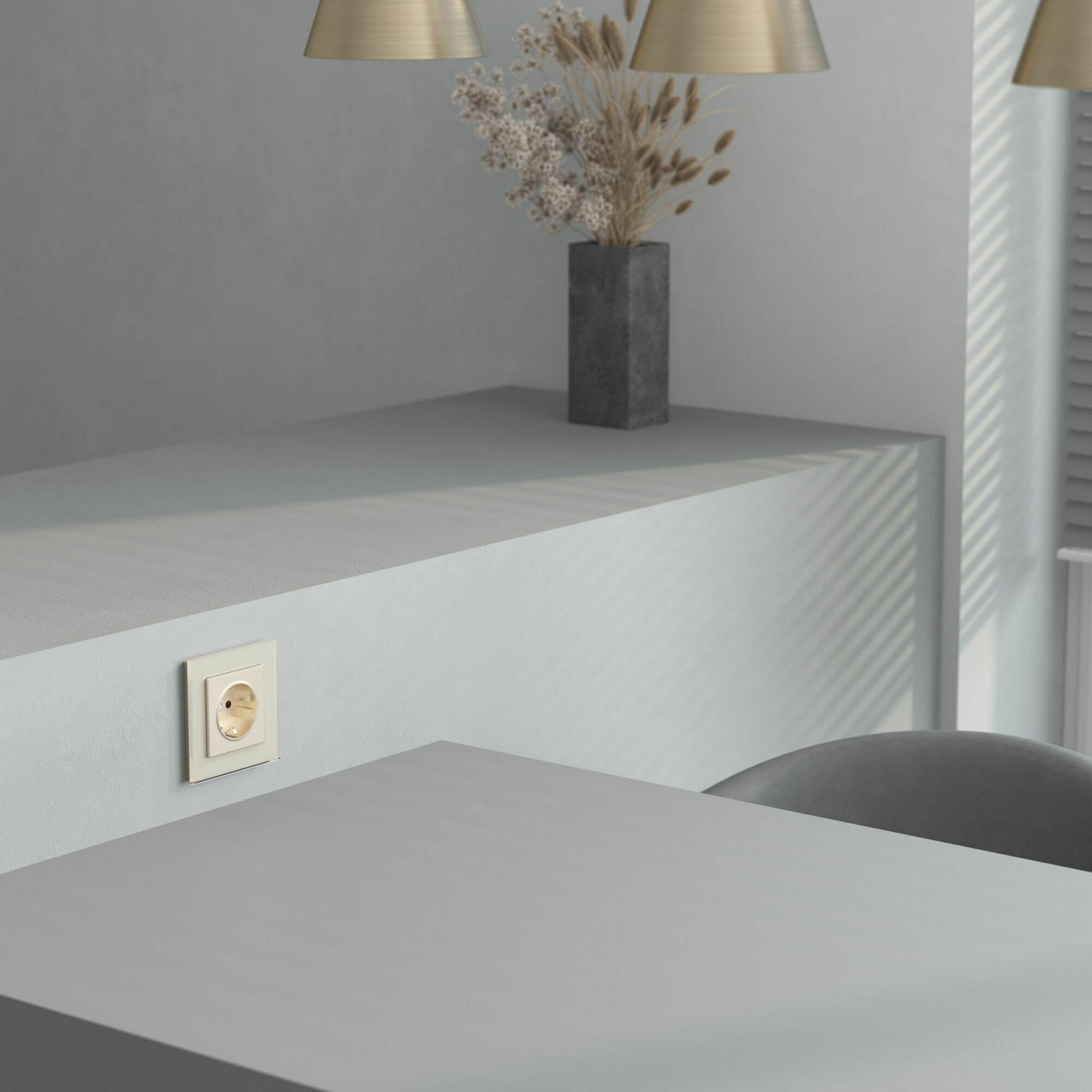 Изображение товара Рамка на 1 пост Senso (шампань, стекло soft-touch) W0013111 Werkel