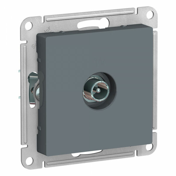 Изображение товара Розетка TV проходная 4DB, механизм, Грифель, ATN000792 Atlas Design Schneider electric