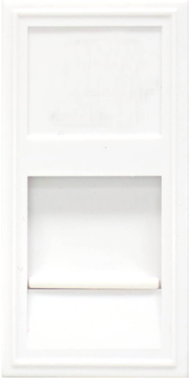 Изображение товара Розетка DEC RJ45 UTP кат.6, 1мод., бел. (22.5х45мм) Donel