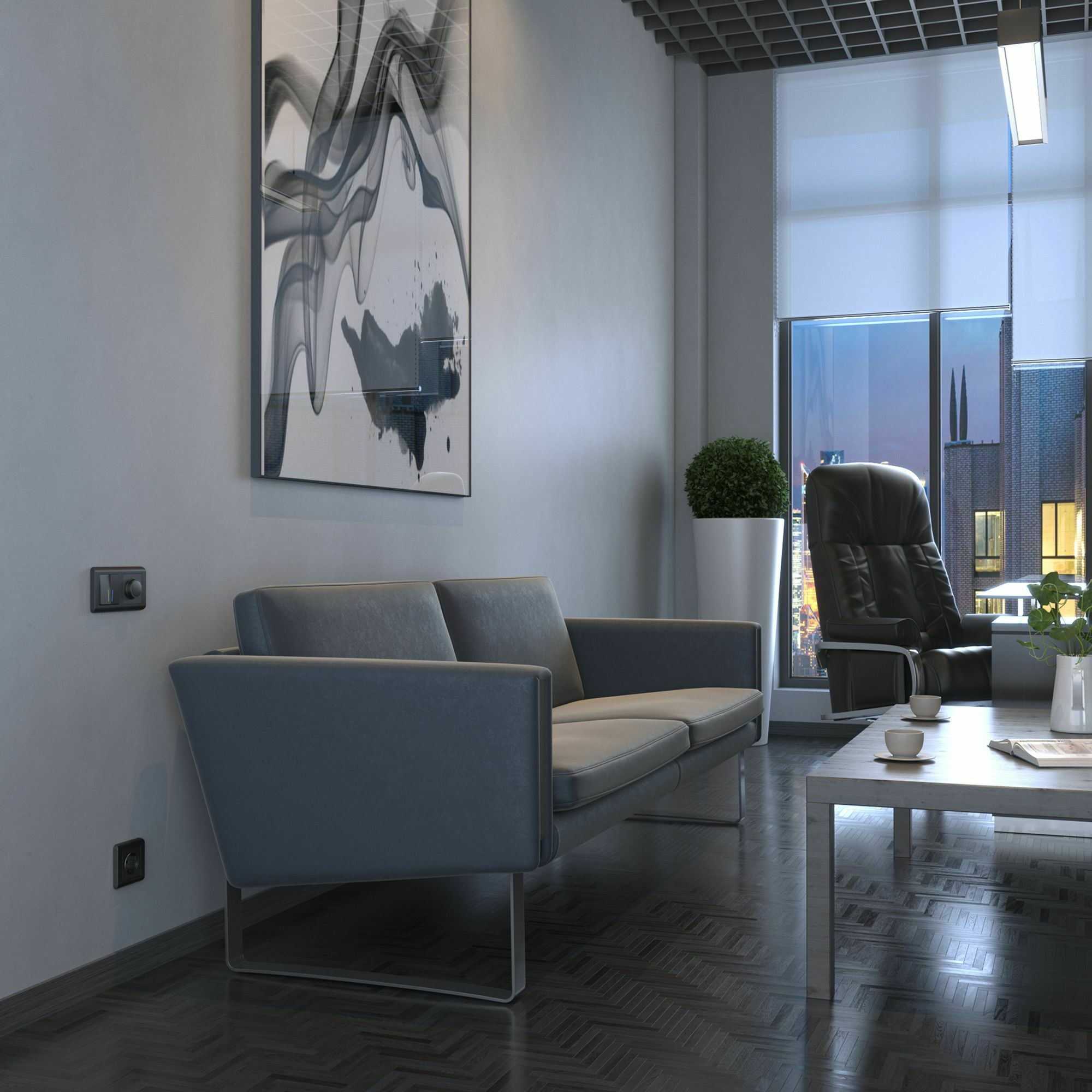 Изображение товара Диммер (графит рифленый) W1142004 Werkel