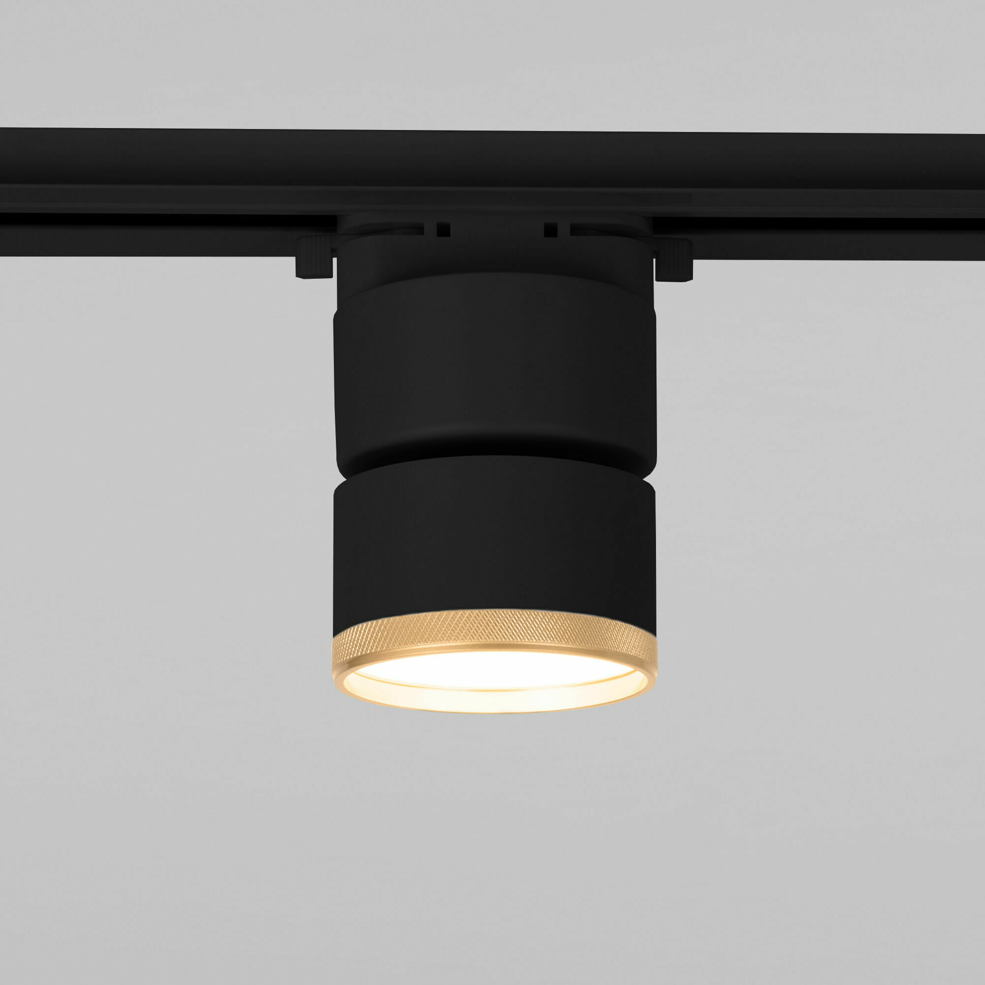 Изображение товара Трековый поворотный светильник 10W 4200K Impact чёрный матовый/золото 85514/01 Basic System Elektrostandard
