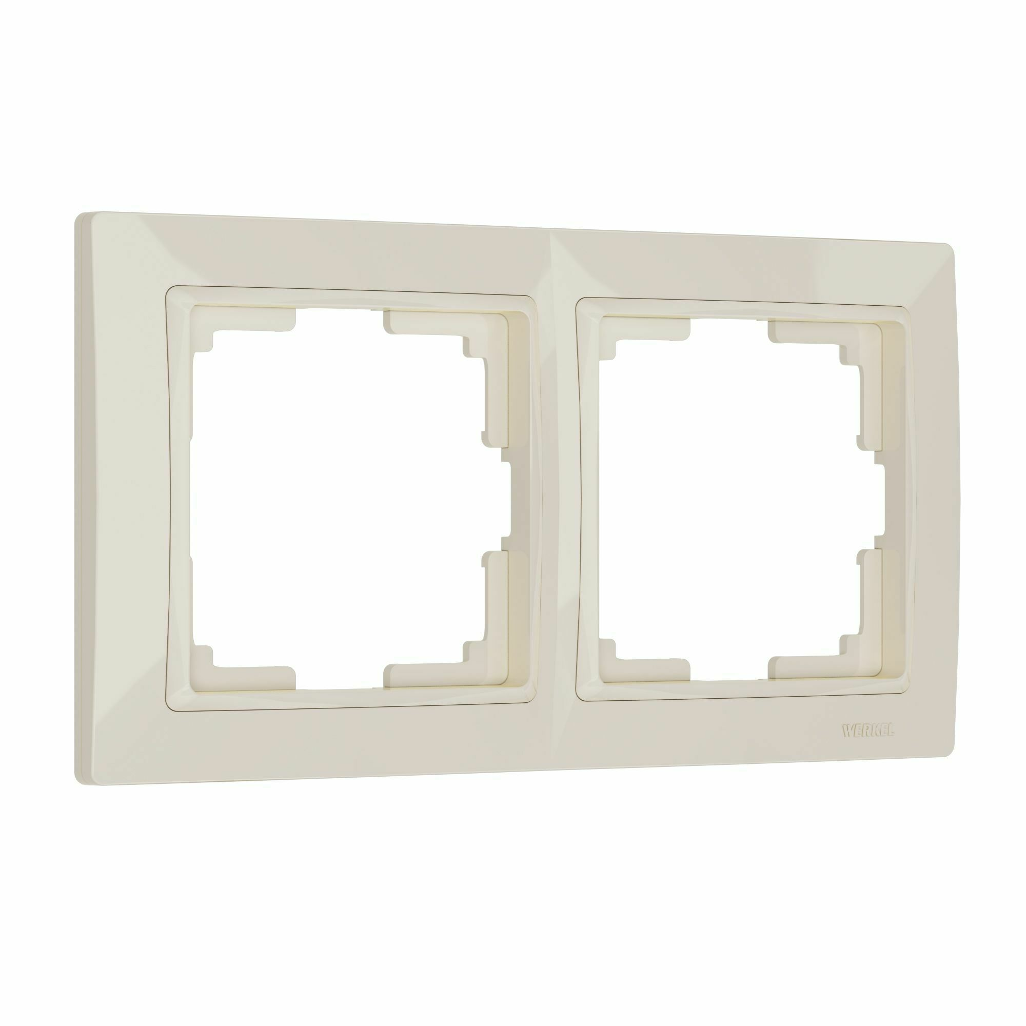 Изображение товара Рамка на 2 поста Snabb basic (слоновая кость) W0022003 Werkel