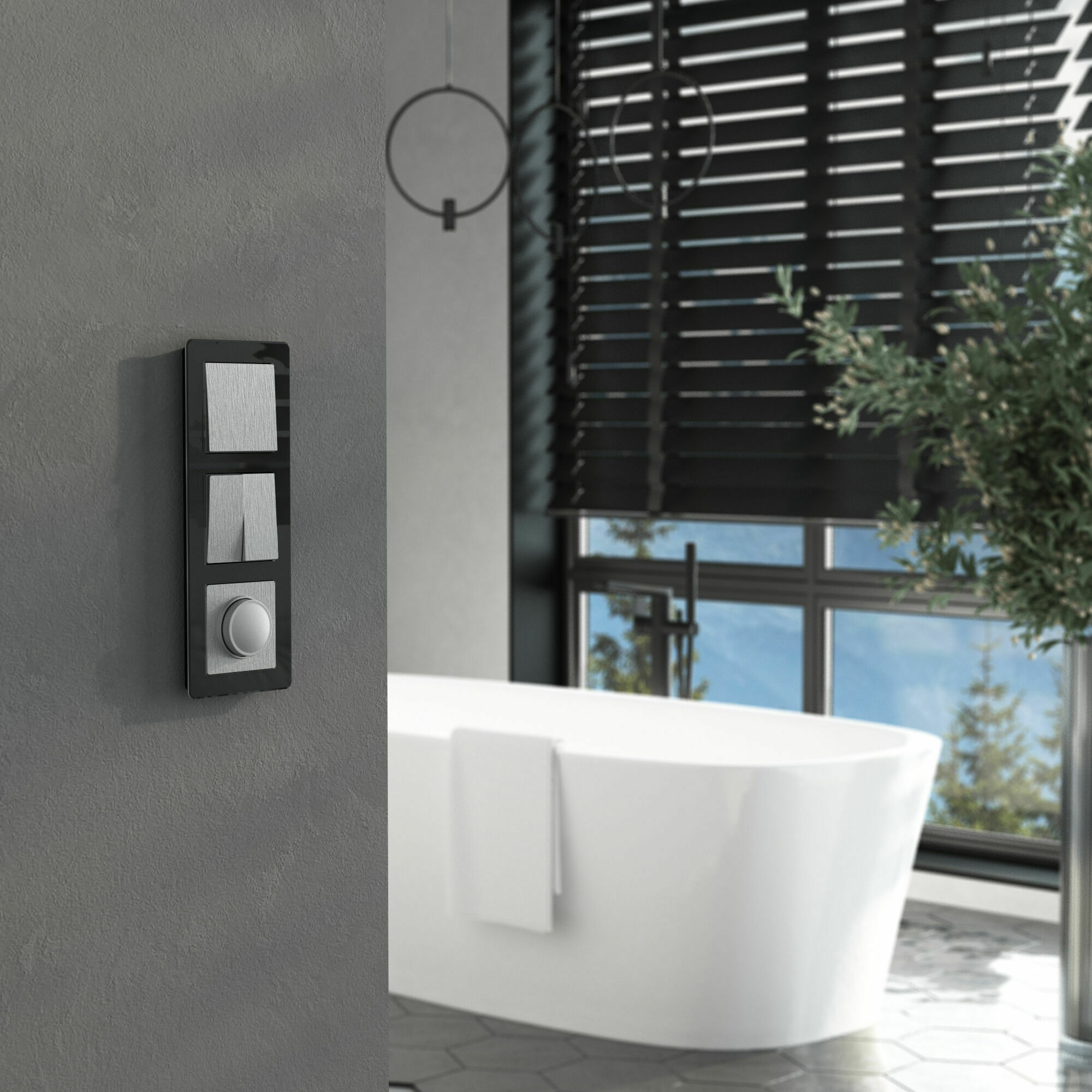 Изображение товара Клавиша для выключателя перекрестного (серебряный рифленый) W1119009 Werkel