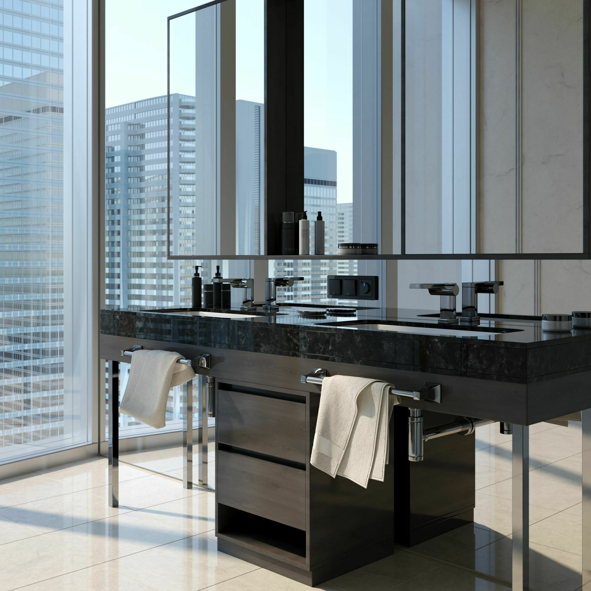 Изображение товара Рамка на 3 поста Acrylic чёрный W0032708 Werkel