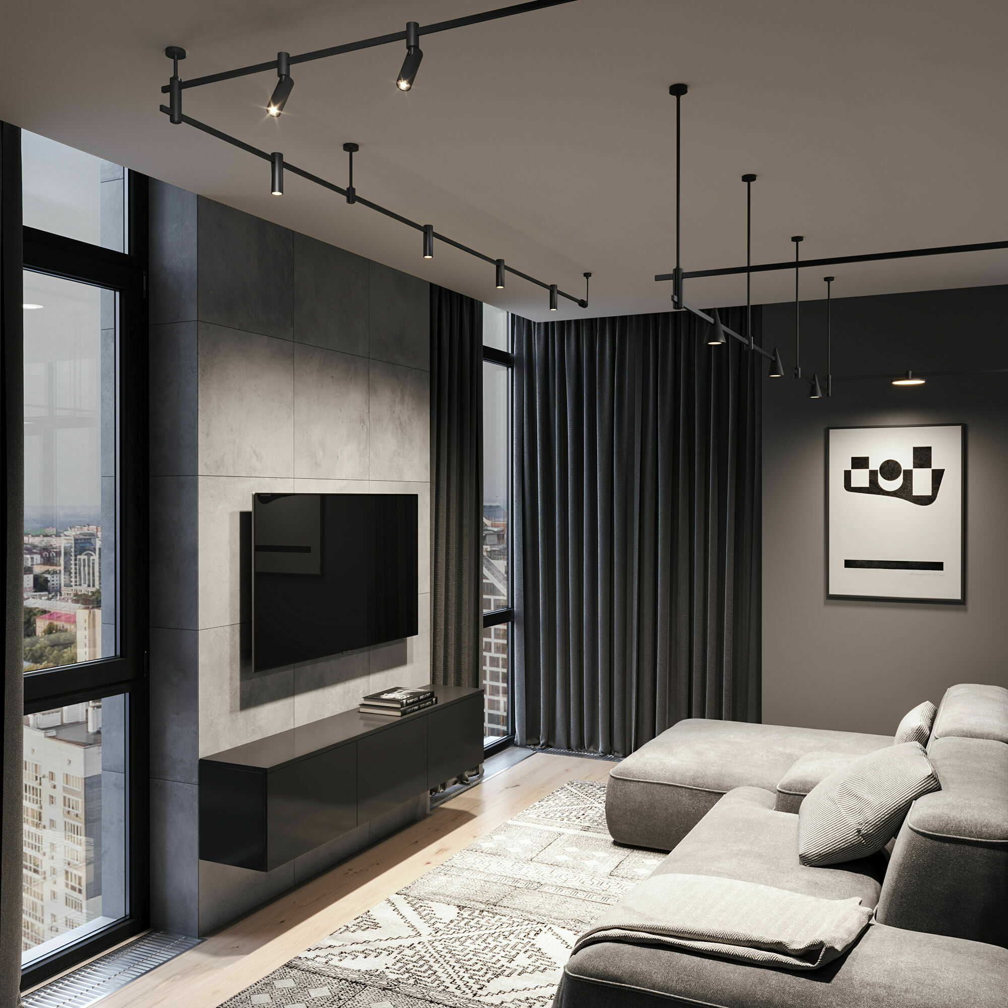 Изображение товара Декоративная стойка двойная h184mm SMALL 85144/00 Esthetic Magnetic Elektrostandard