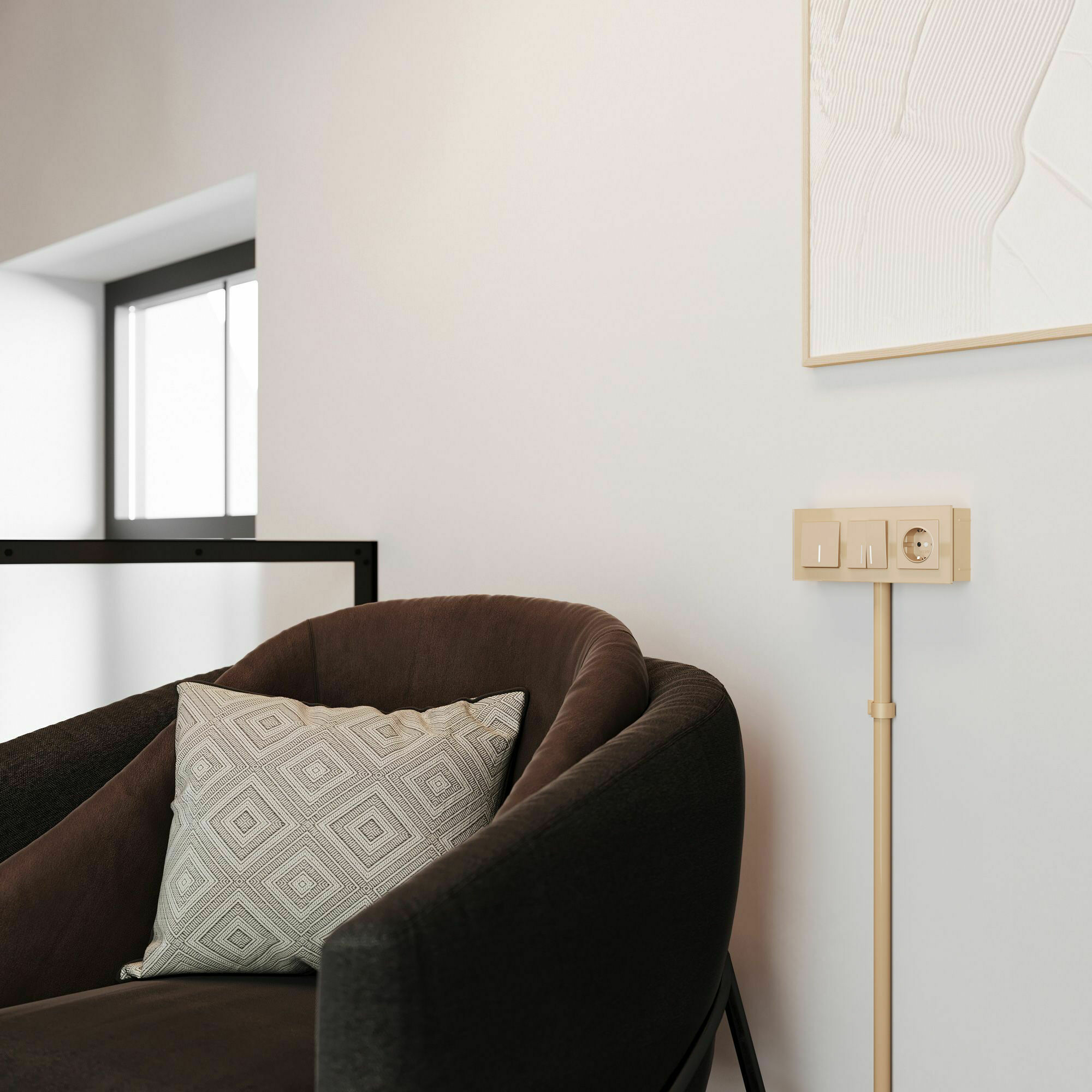 Изображение товара Коробка для накладного монтажа (шампань) W8000011 Werkel