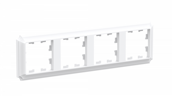 Изображение товара Рамка 4-ая, универсальная, пластик, Лотос,ATN101304 Atlas Design Antique  Schneider electric