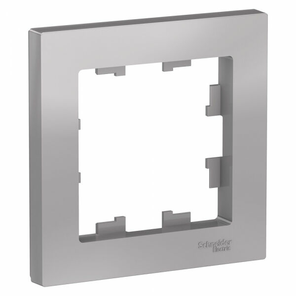 Изображение товара Рамка 1 пост, Алюминий, ATN000301 Atlas Design Nature Schneider electric