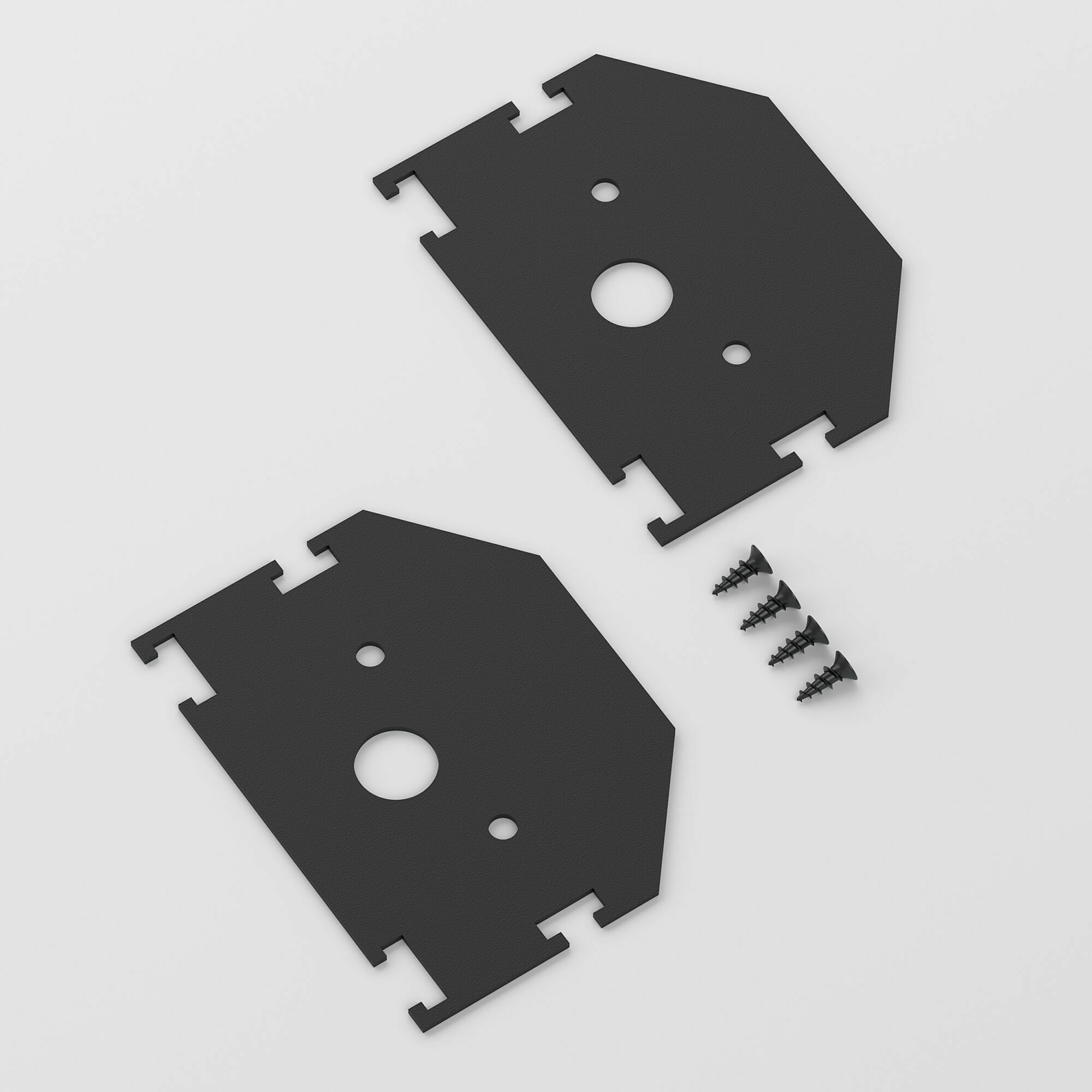 Изображение товара Заглушки для шинопровода в натяжной потолок 85204/00 чёрный 2 шт. 85206/00 Slim Magnetic Elektrostandard