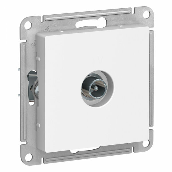 Изображение товара Розетка TV оконечная 1DB, механизм, Белый, ATN000191 Atlas Design Schneider electric