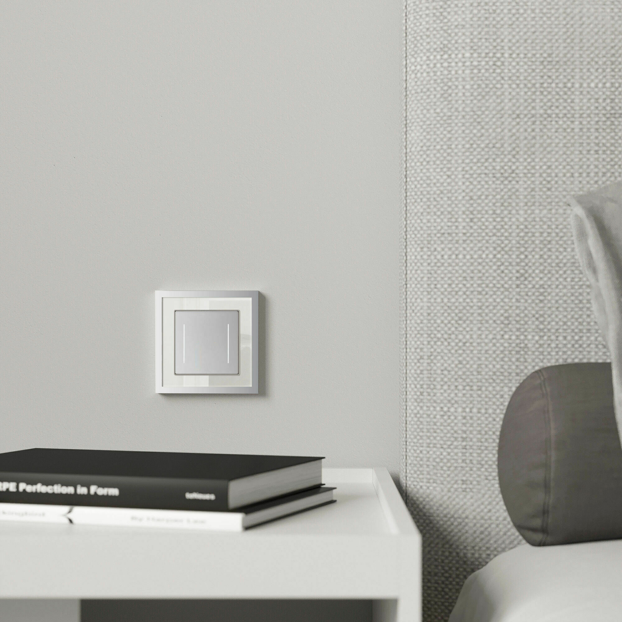 Изображение товара Рамка на 1 пост Baguette (белый/серебро) W0012850 Werkel