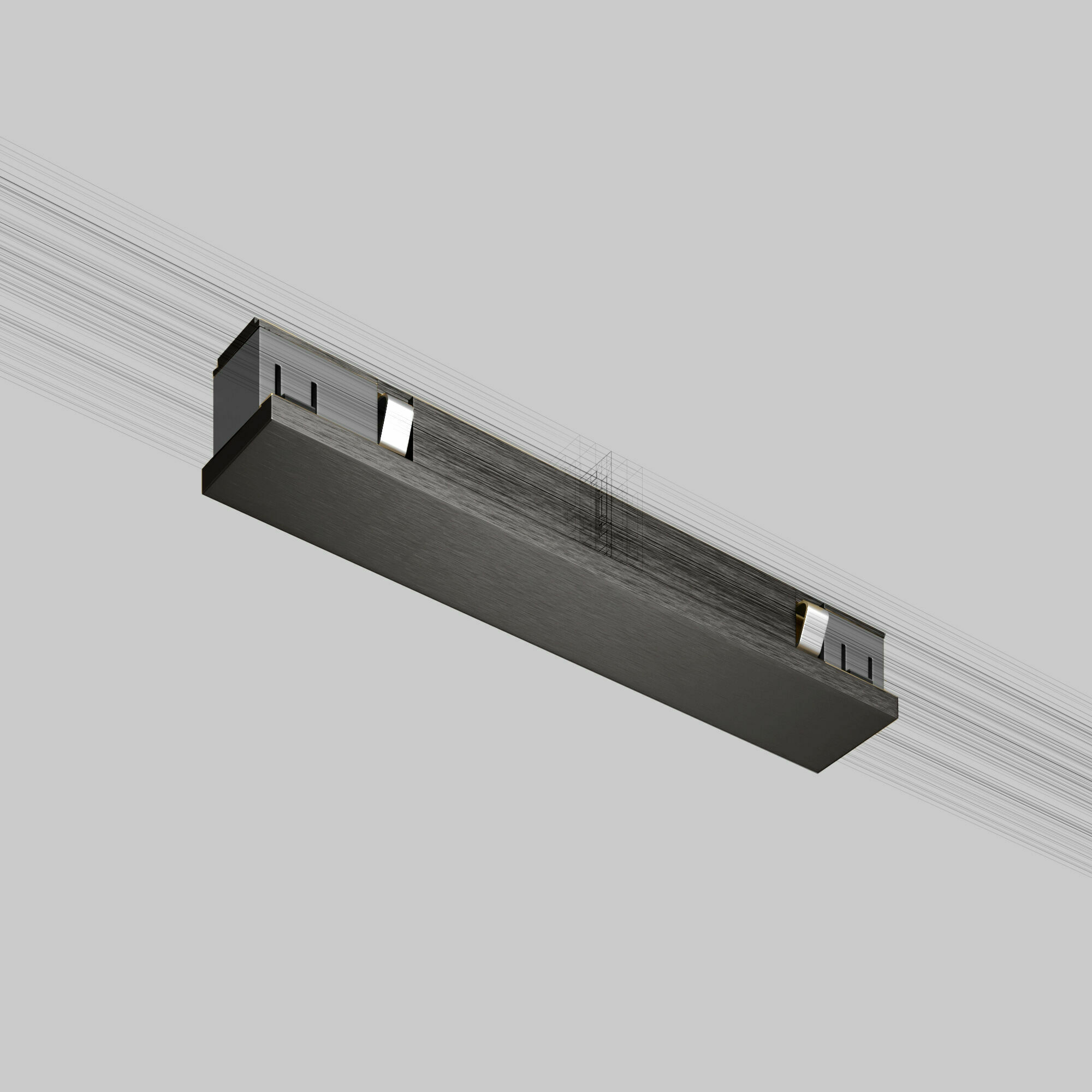 Изображение товара Прямой коннектор титан 85008/00 Titan Line Magnetic Elektrostandard