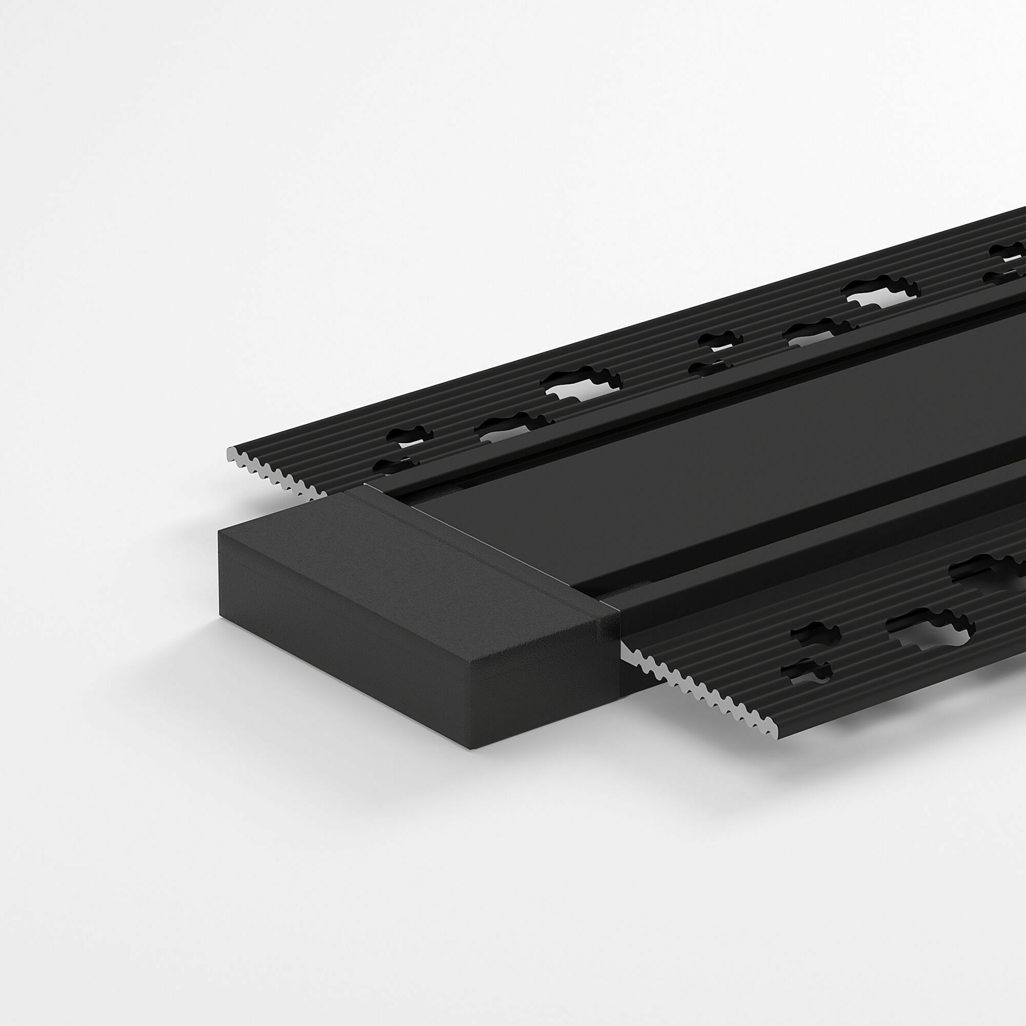 Изображение товара Шинопровод встраиваемый чёрный 2м 85130/00 Flat Magnetic Elektrostandard