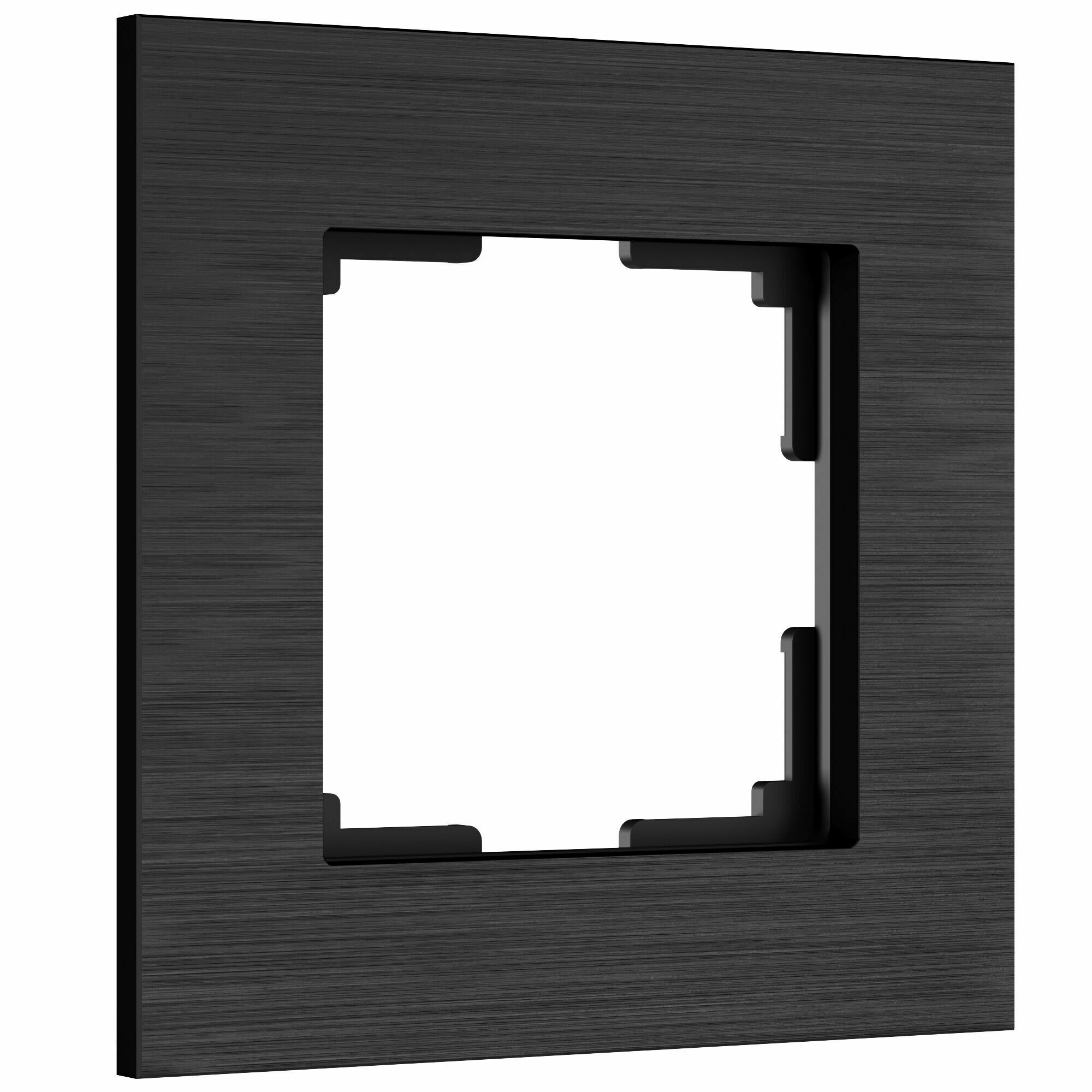 Изображение товара Рамка на 1 пост AluMax (чёрный алюминий) W0013508 Werkel