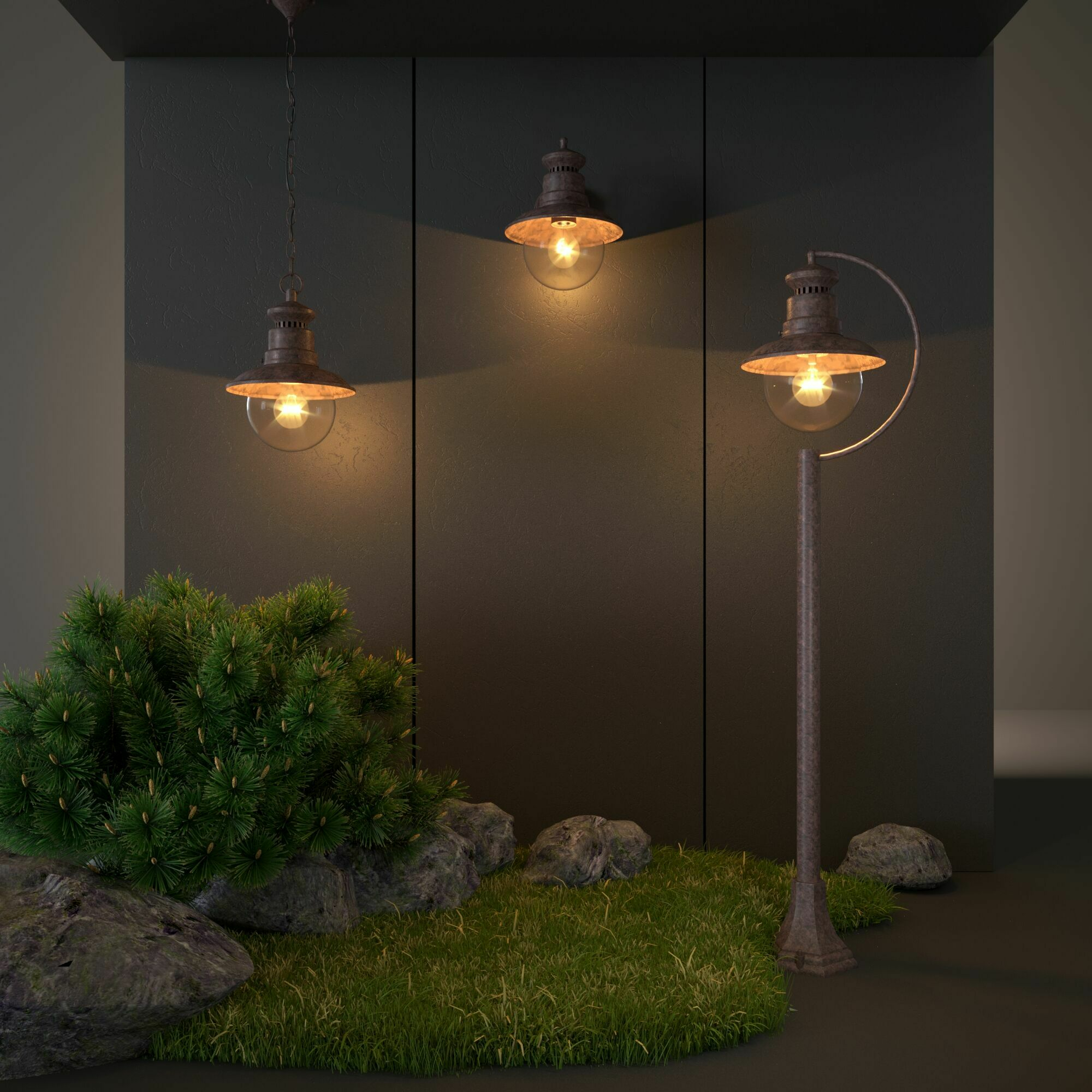 Изображение товара Talli D GL брауни уличный настенный светильник GL 3002D Elektrostandard